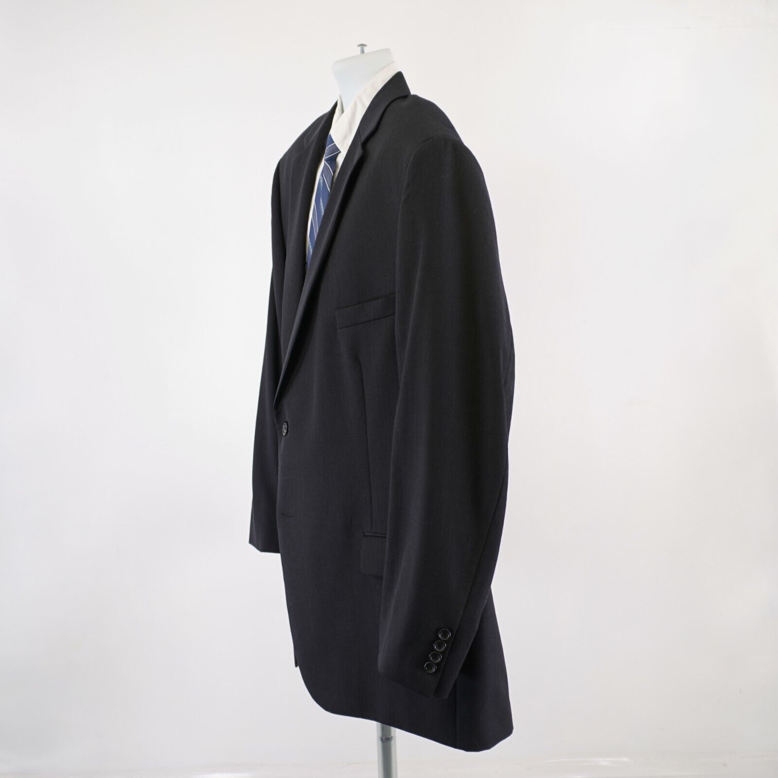 Pronto Uomo Pronto Uomo Wool Charcoal Gray 2 Button Blazer 50L / Slim 52 Size 50L - 5 Thumbnail