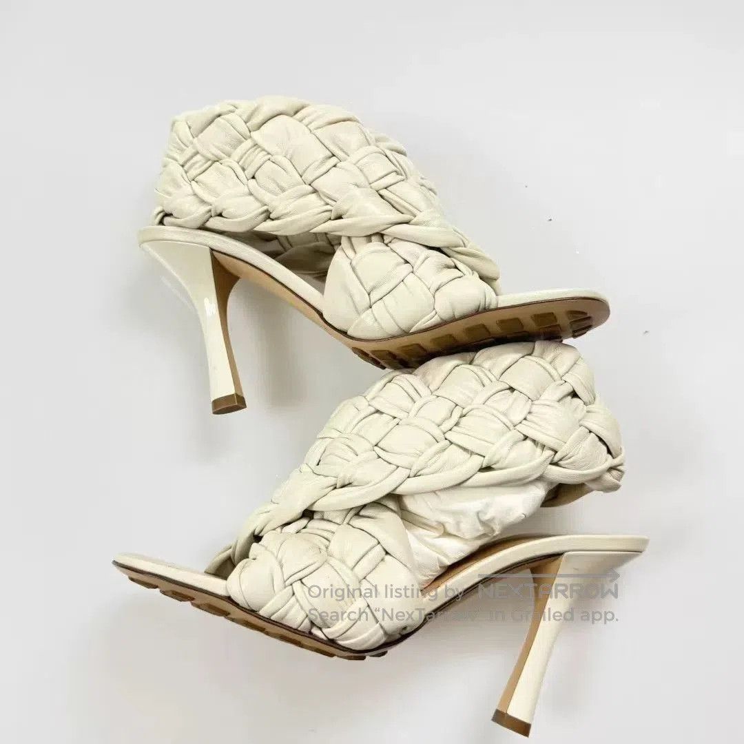 Bottega Veneta BV Woven High Heels. Size US 7 / IT 37 - 2 Thumbnail