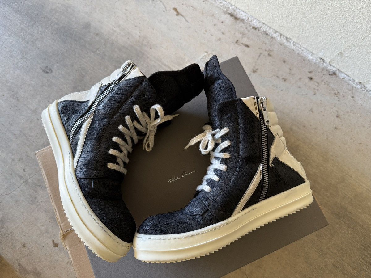 Rick Owens Blistered/Distressed SS25 Hollywood Geobaskets Size US 7 / EU 40 - 6 Thumbnail