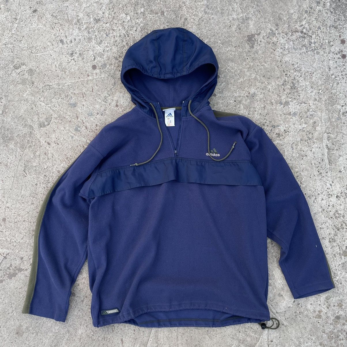 032c × Adidas Vintage Adidas Hoodie Sweater Small Logo Nylon 90вs Sise L Size US XL / EU 56 / 4 - 1 Thumbnail
