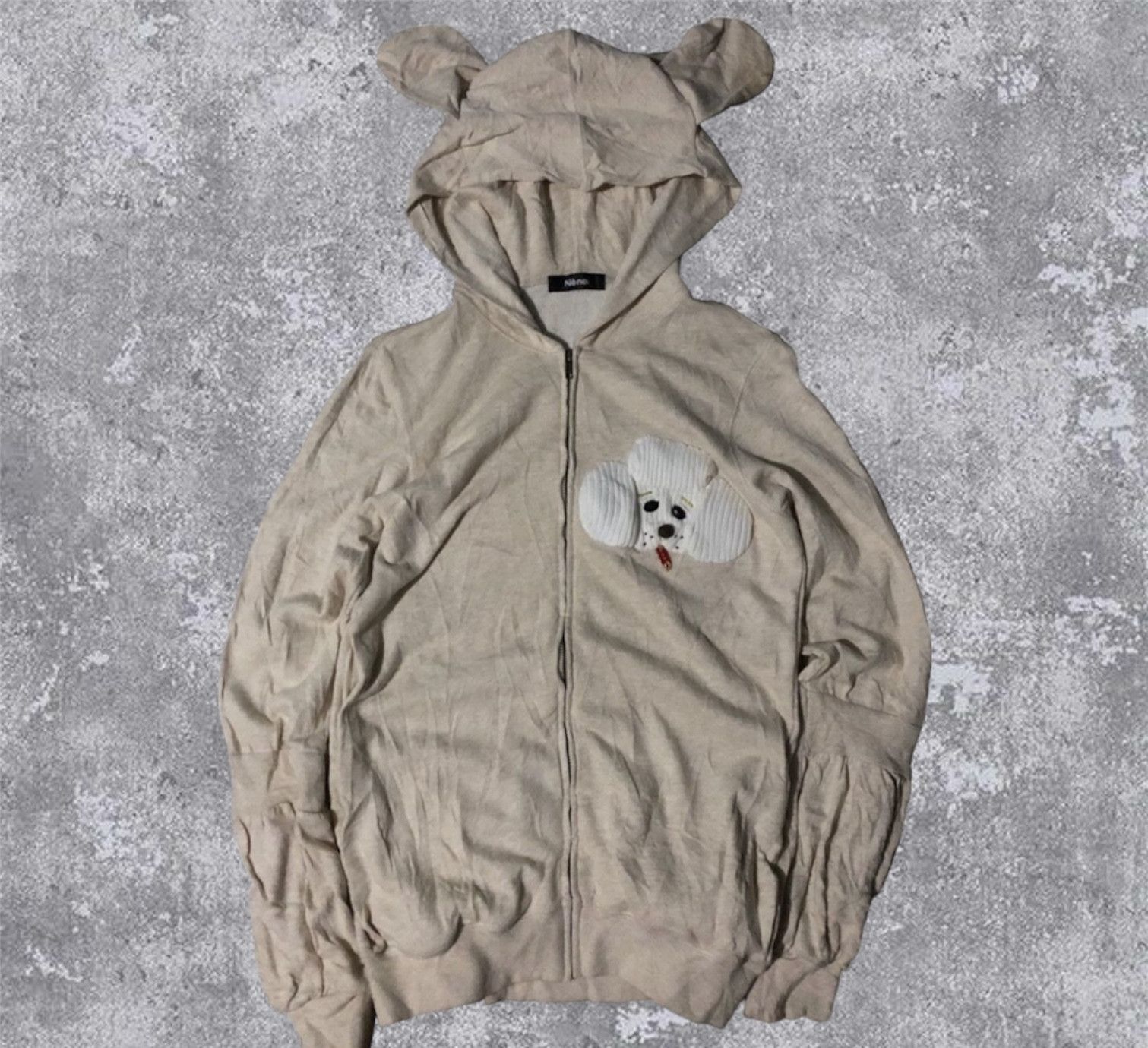 Issey Miyake × Ne-Net Ne-Net Cat Pocket Zip Up Sparkle Hoodie