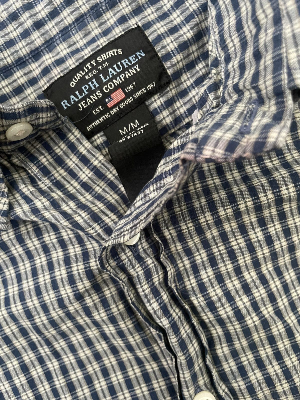 Vintage VTG Plaid Ralph Lauren Jean Tee Size US M / EU 48-50 / 2 - 3 Thumbnail
