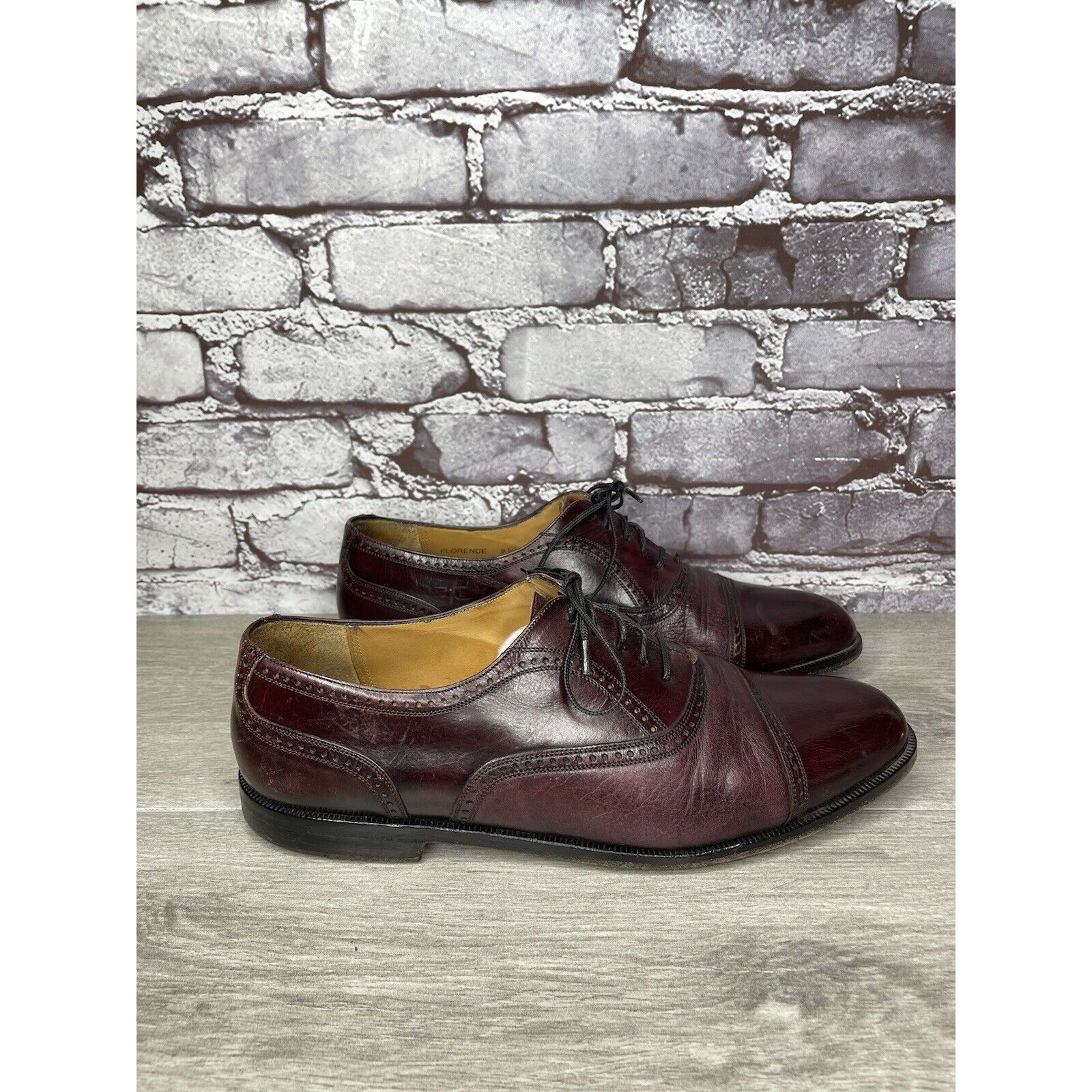 Mezlan Mezlan FLORENCE Purple Cordovan Cap Toe Oxford Dress Shoes M Size US 9.5 / EU 42-43 - 17 Thumbnail