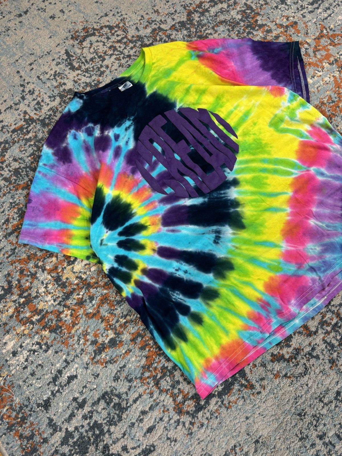 Band Tees Vintage 2000s Cream tie dye graphic band tee Size US XL / EU 56 / 4 - 3 Thumbnail