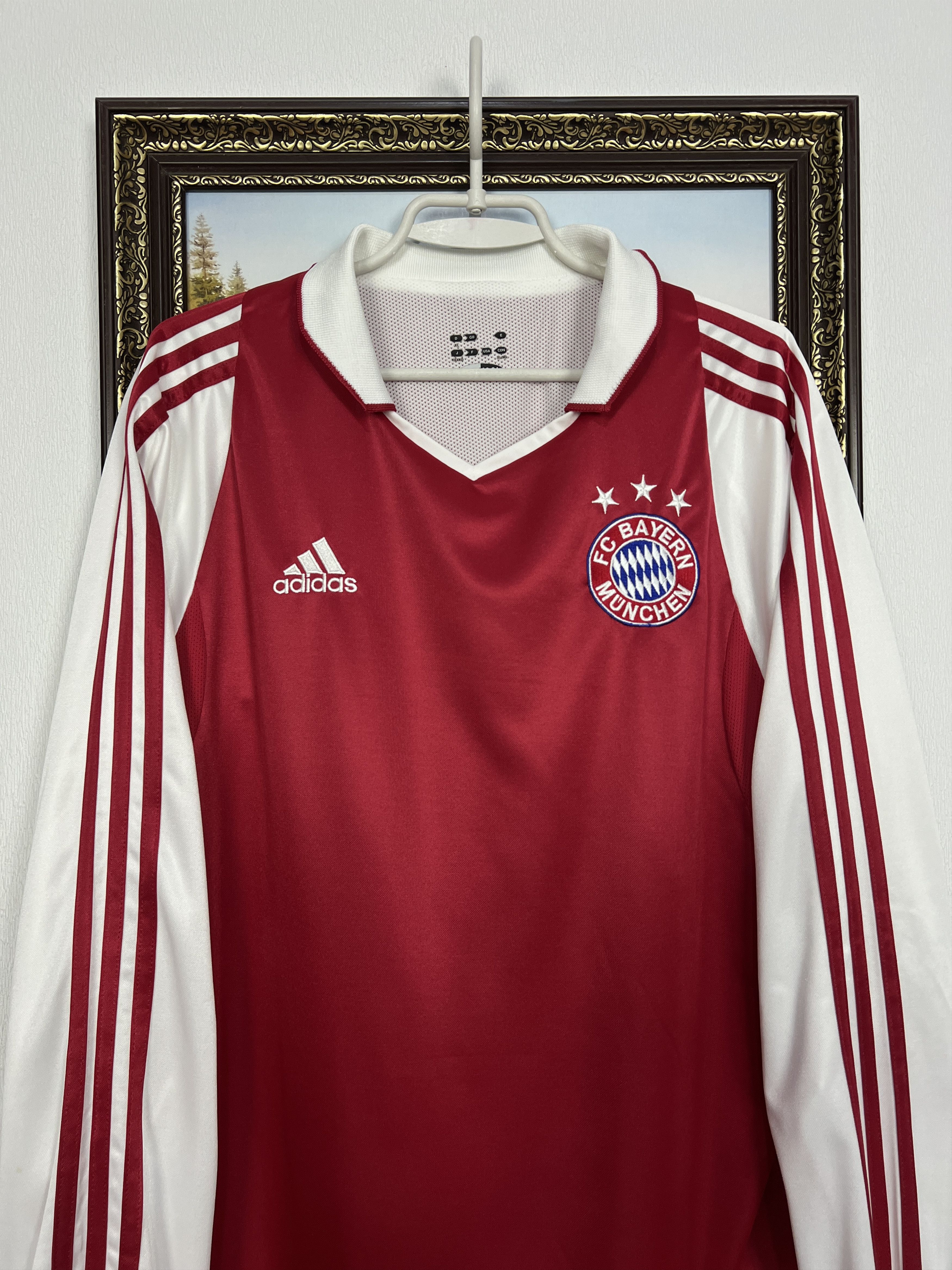 Adidas Bayern Munich football shirt Player Issue Long Sleeve Jersey Size US XL / EU 56 / 4 - 2 Thumbnail