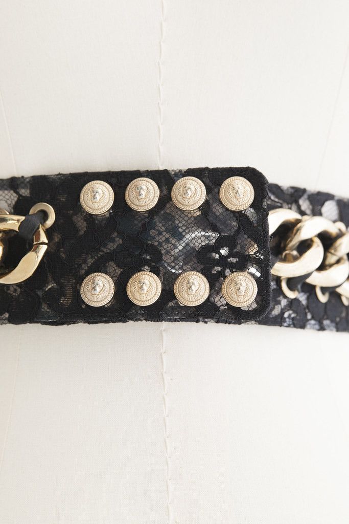 Balmain Resort 2014 lace belt Size ONE SIZE - 5 Thumbnail