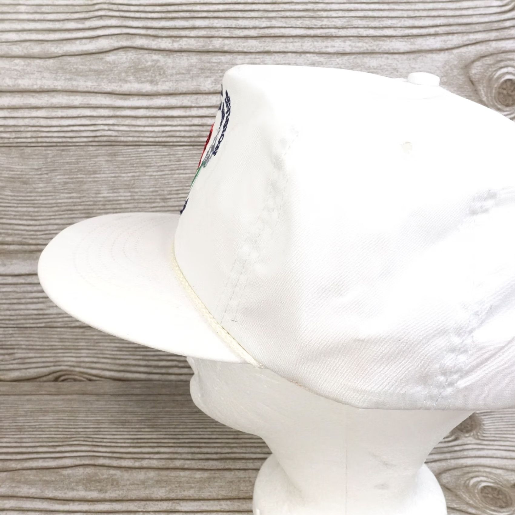 Rains VINTAGE NEBRASKA SAFETY TRAIN BASEBALL HAT CAP WHITE Size ONE SIZE - 5 Thumbnail