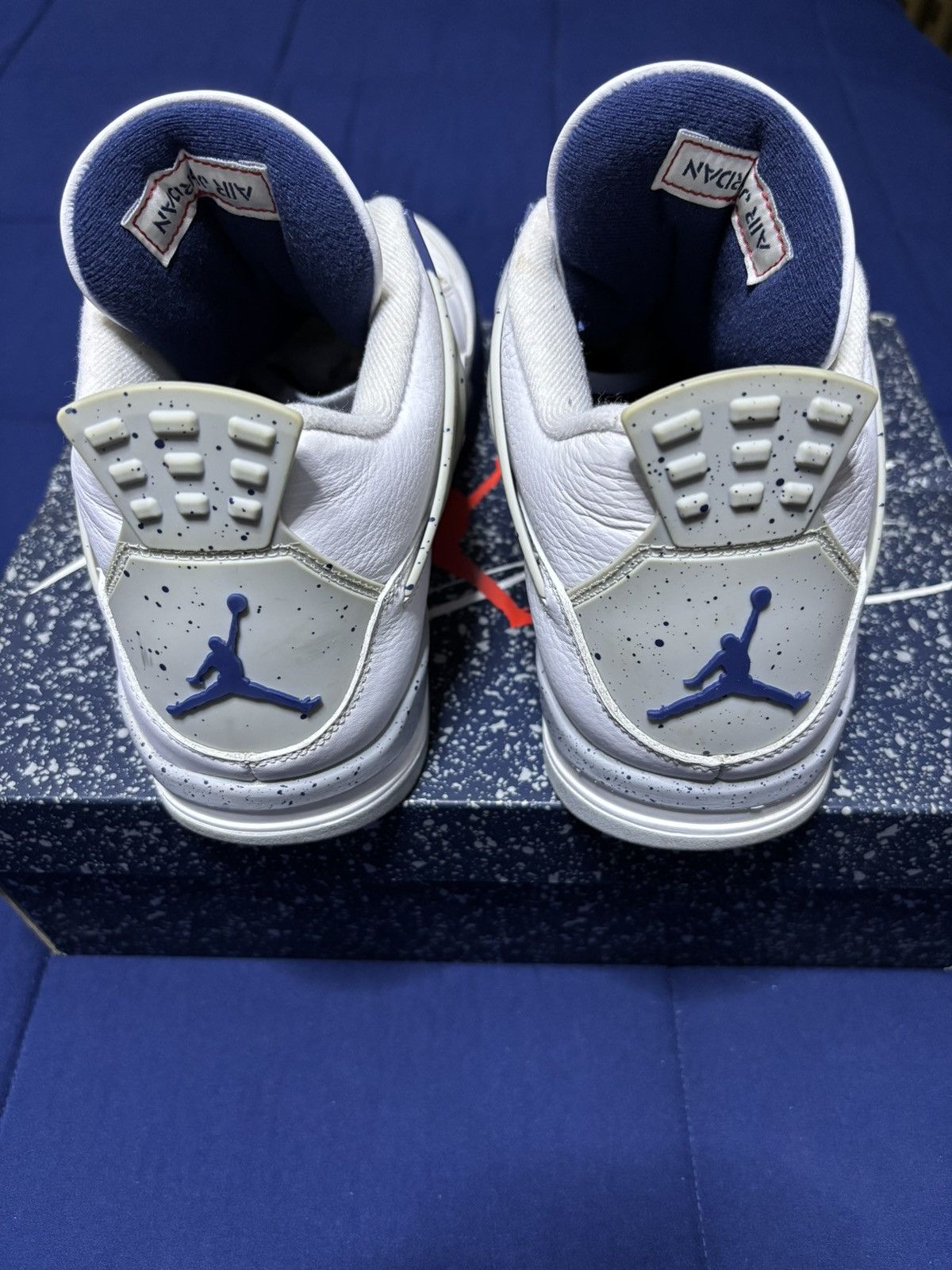 Jordan Brand Jordan 4 Retro Midnight Navy 2022 Size 12 Size US 12 / EU 45 - 4 Thumbnail