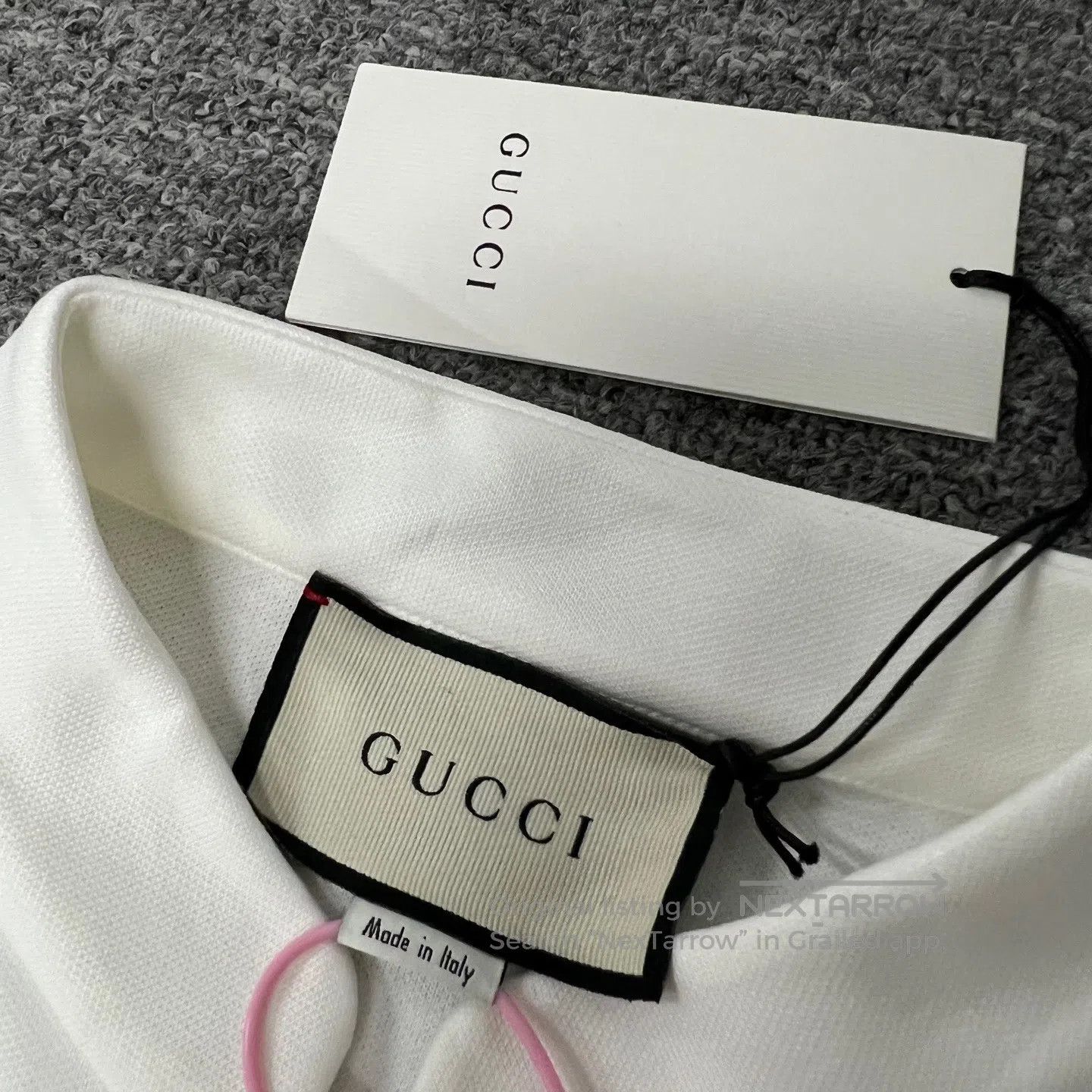 Gucci Guicci Racket embroidery; white dress| Size L / US 10 / IT 46 - 6 Thumbnail