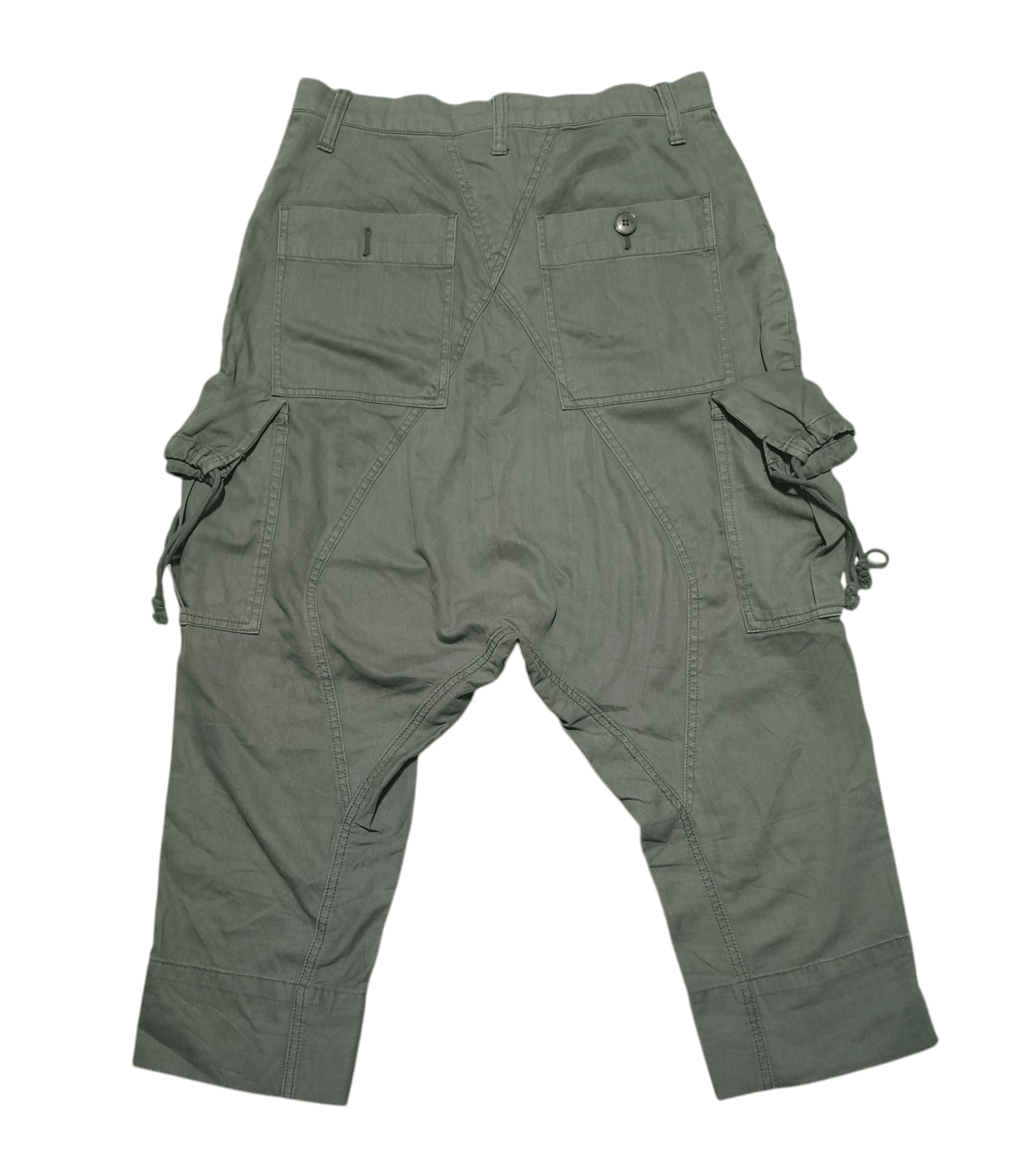 Issey Miyake Vintage Ne-Net Issey Miyake 3/4 Baloon Cargo Military Pants Size US 29 - 2 Thumbnail