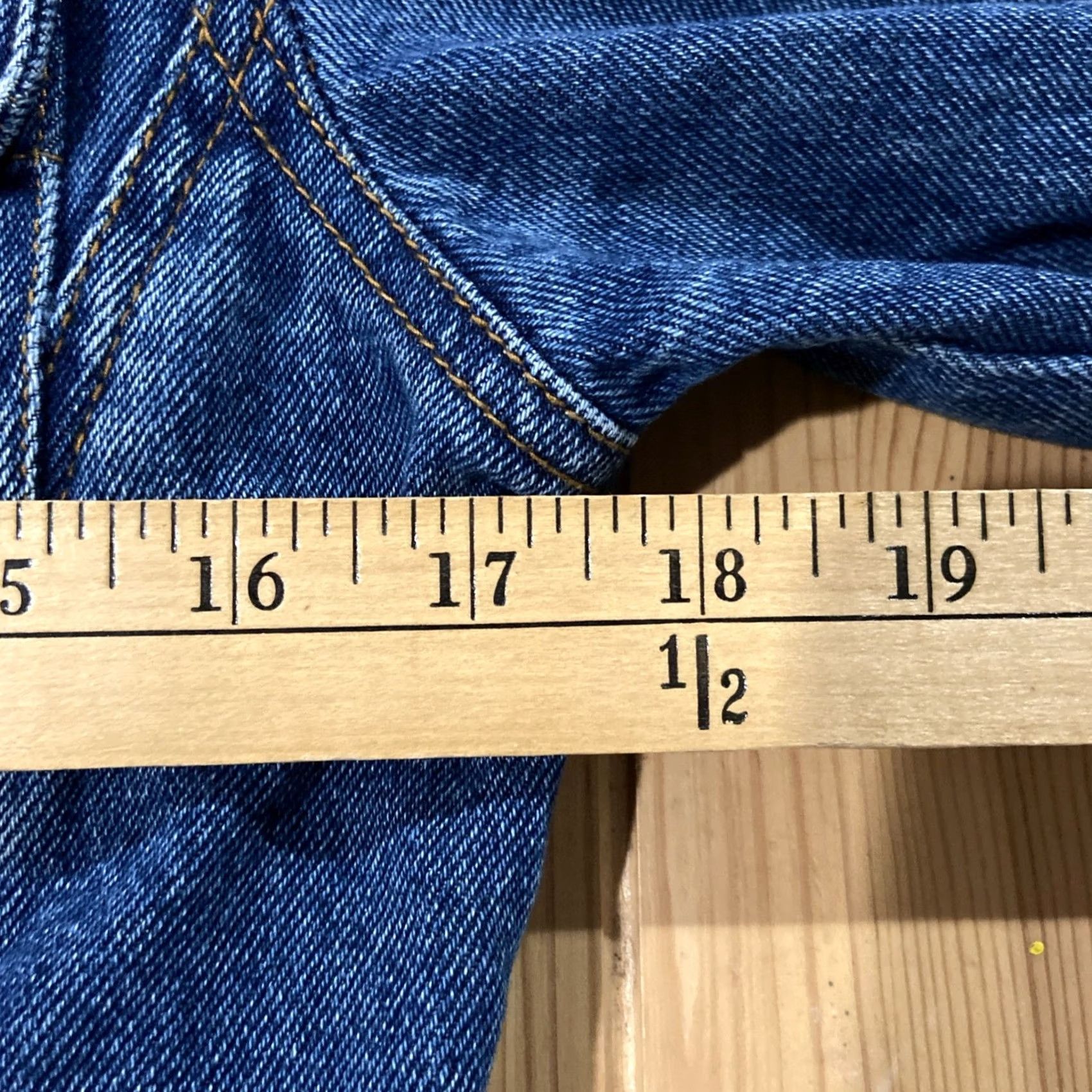 Bill Blass VINTAGE Bill Blass Denim Jean Jacket Shirt Jacket S Blue 1990s Grunge Mens Womens Boys Girls Size 28" / US 6 / IT 42 - 5 Thumbnail
