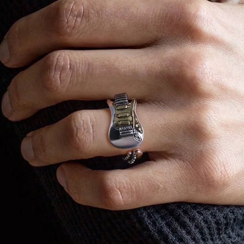 Other Retro Electric Guitar Ring Size ONE SIZE - 3 Thumbnail