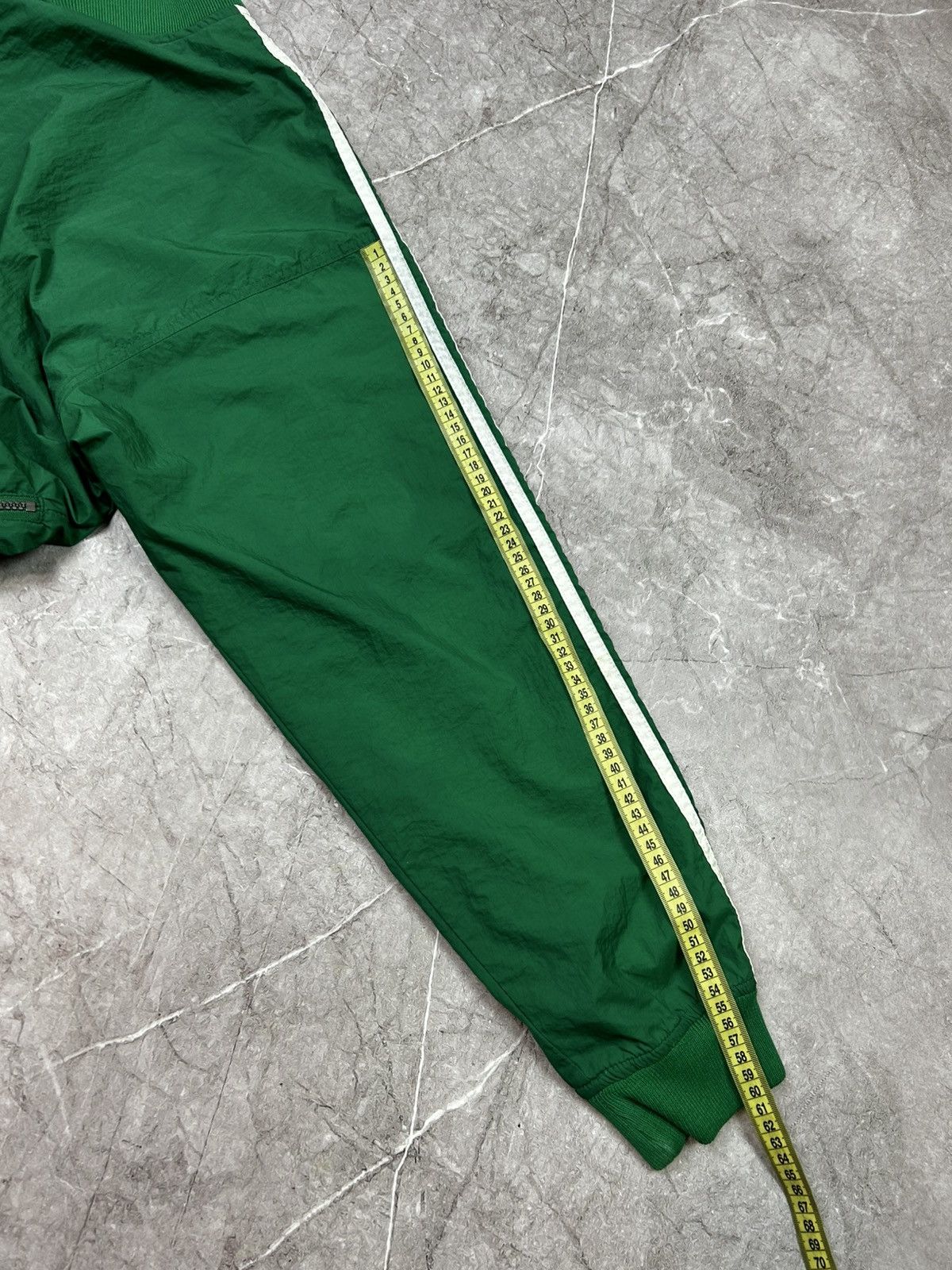 Adidas Vintage 90s Adidas Jacket Mens Large Green Lined Pullover Size US M / EU 48-50 / 2 - 15 Thumbnail