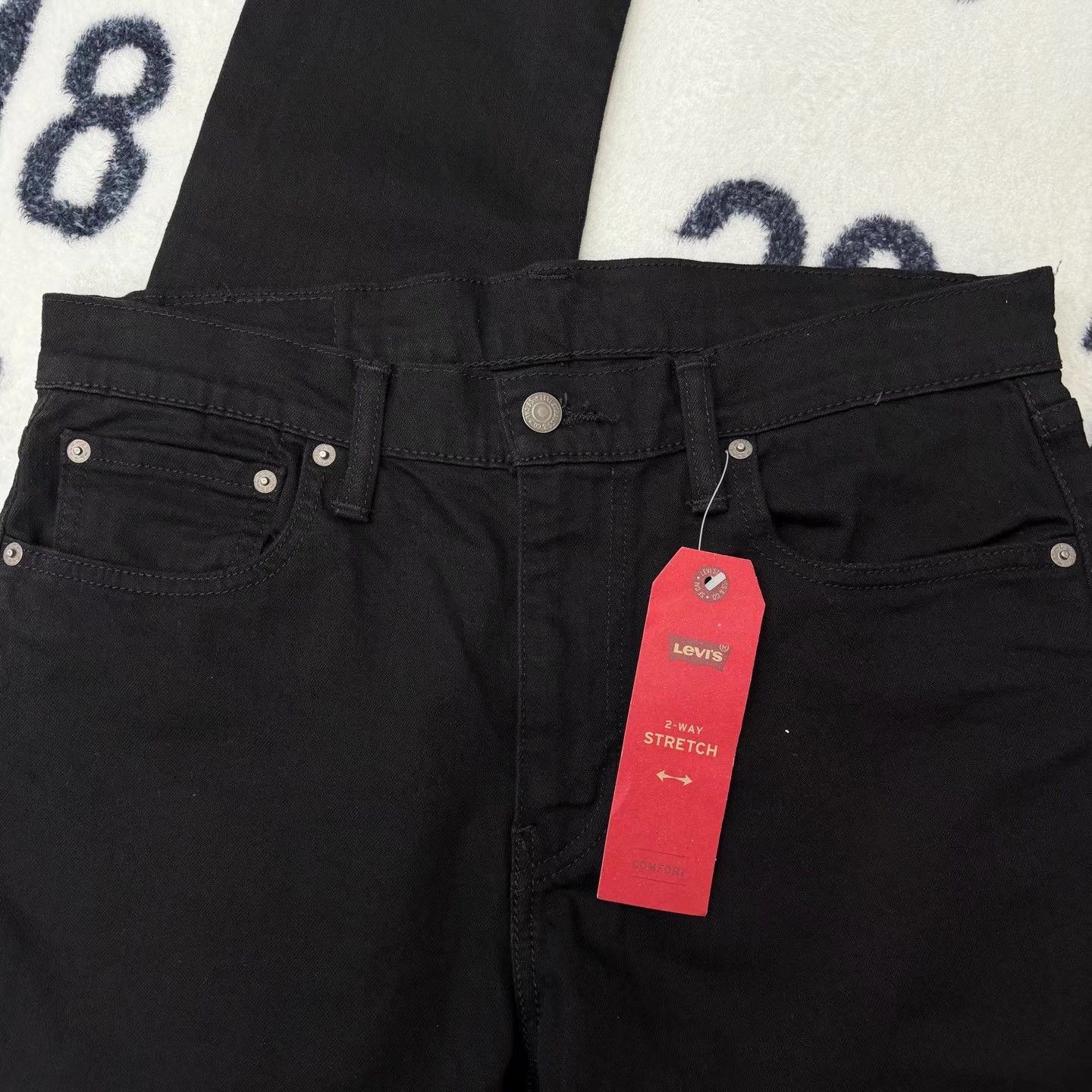Levi's Levi's 512 Black Jeans Q10 Size US 38 / EU 54 - 4 Thumbnail