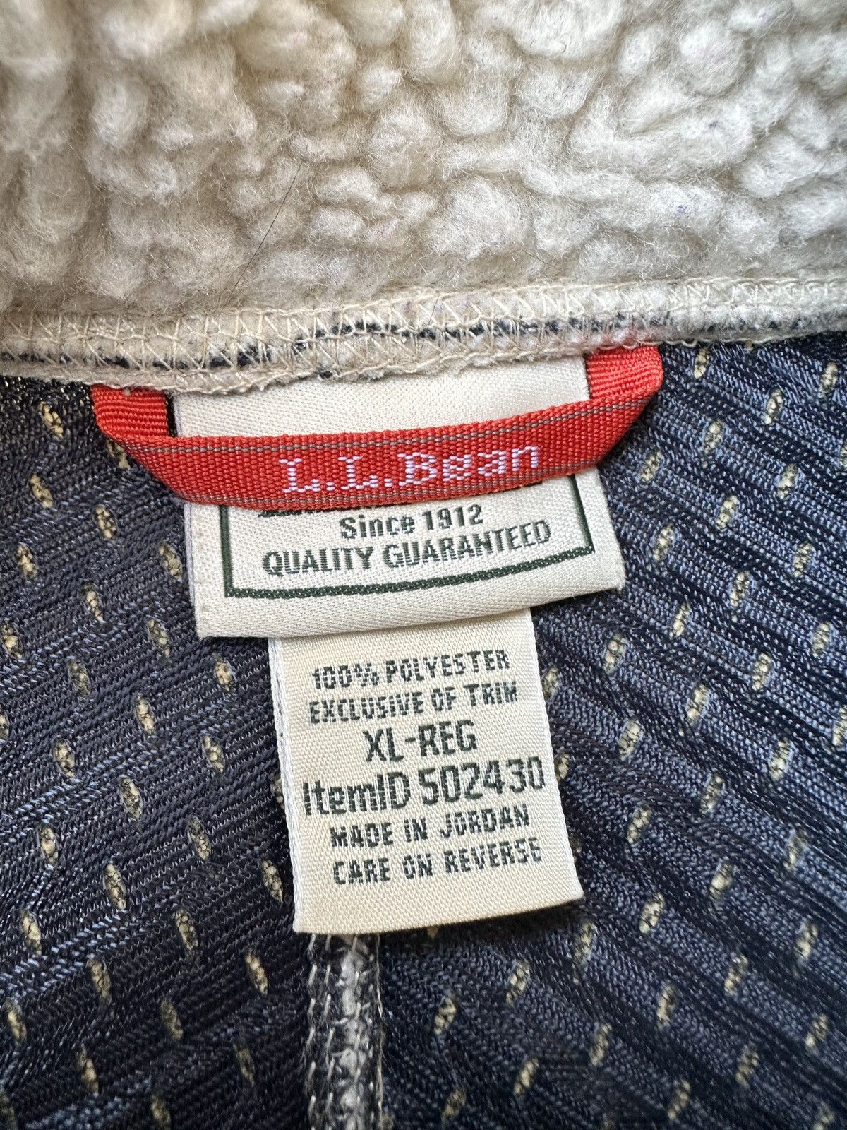 L.L. Bean LL Bean Deep Pile Boa Fleece zip up outdoor vest vintage Size US XL / EU 56 / 4 - 8 Thumbnail
