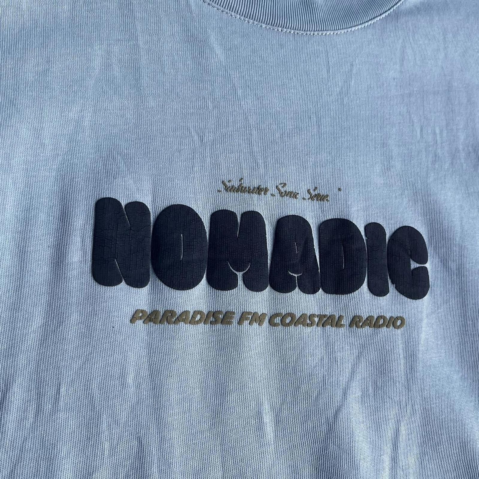 Designer Nomadic Paradise Men's Blue Shirt Size US XXL / EU 58 / 5 - 2 Thumbnail