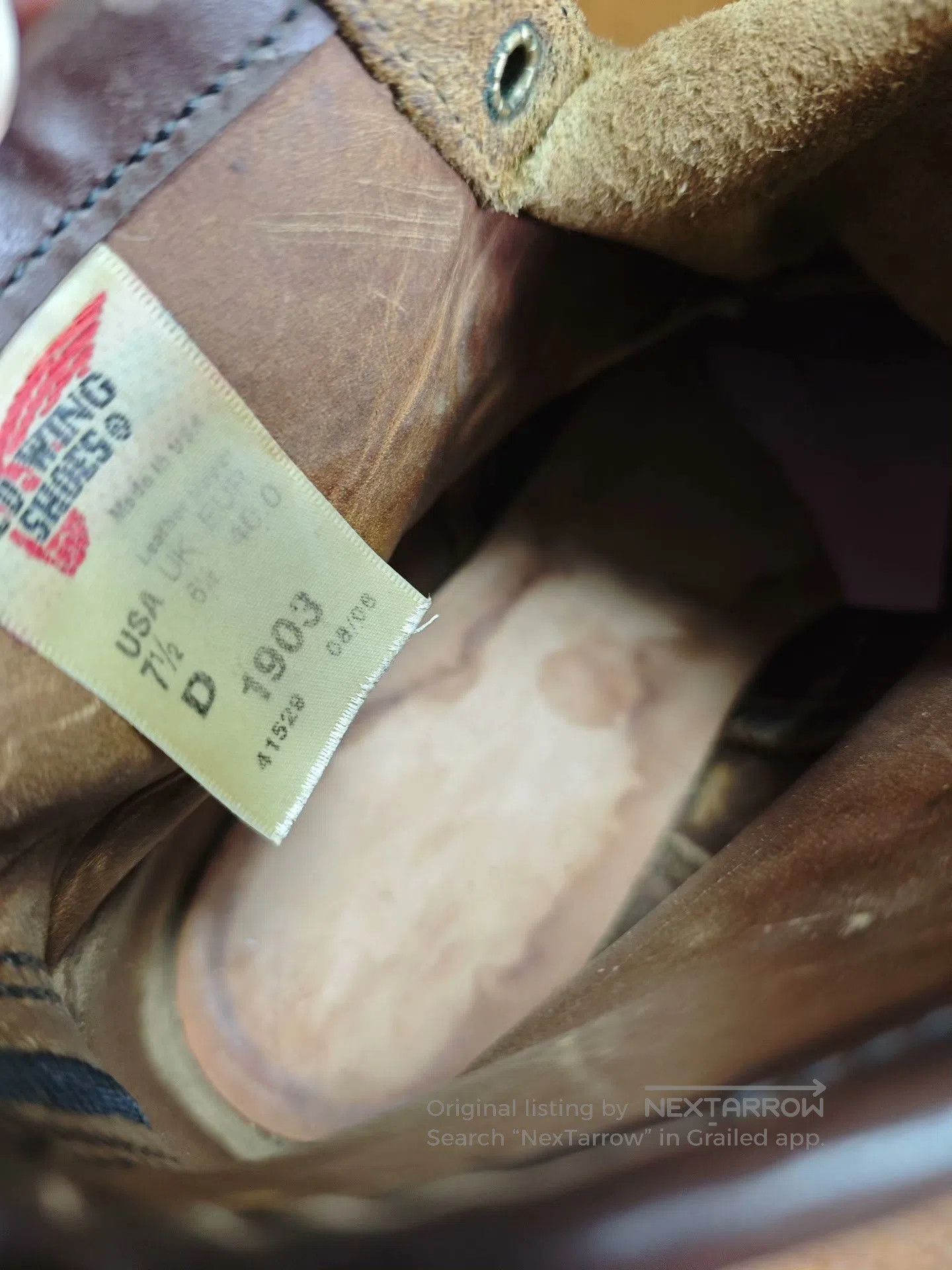 Red Wing Red Wing 1907 Suede Work Boot. Size US 7.5 / EU 40-41 - 8 Thumbnail