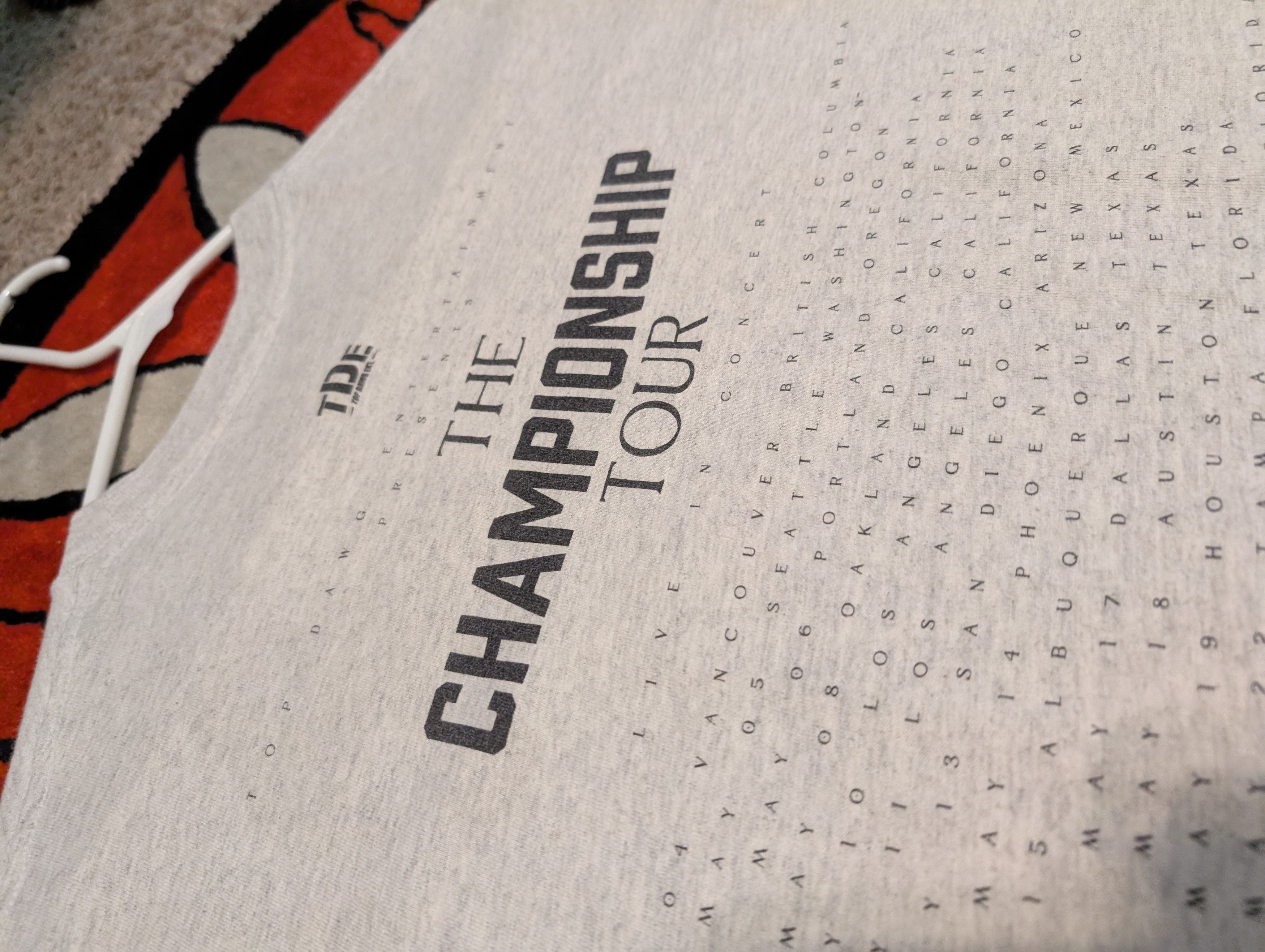 Top Dawg Entertainment TDE The Championship Tour Tee Size US S / EU 44-46 / 1 - 5 Thumbnail