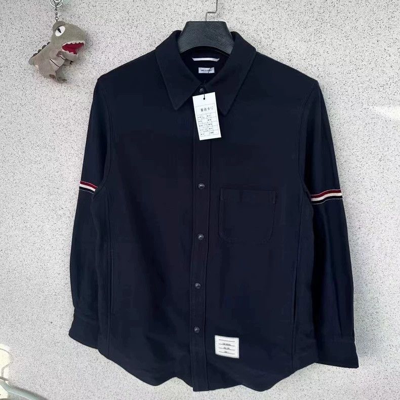 Thom Browne Thom Browne Sleeve-tip wool jacket Size US M / EU 48-50 / 2 - 1 Thumbnail