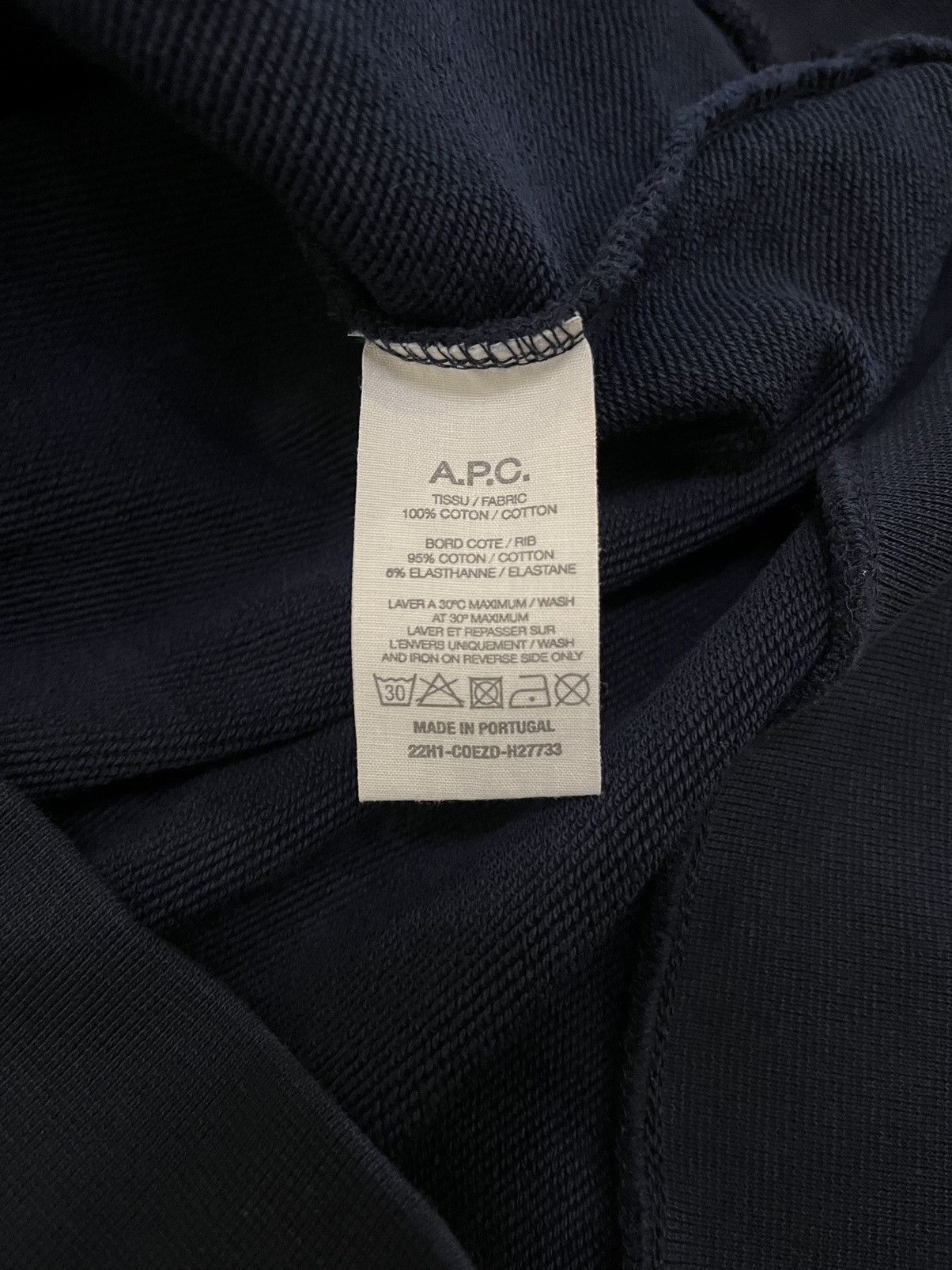 A.P.C. Rue Madame Logo Hoodie Size US L / EU 52-54 / 3 - 4 Thumbnail
