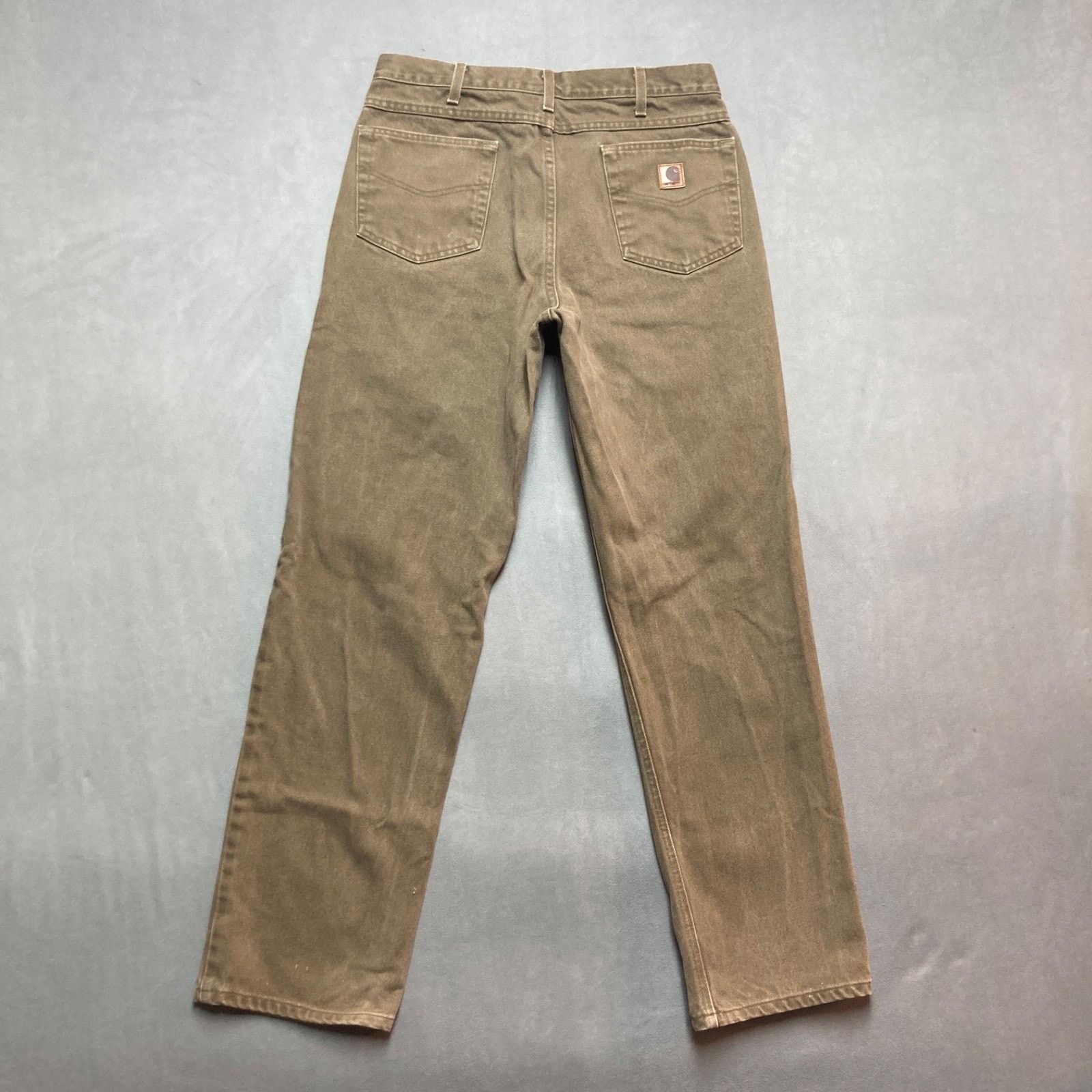 Carhartt Carhartt B161 BRK Jeans Mens 35x34 Brown Denim Vintage Y2K Size US 35 - 2 Thumbnail