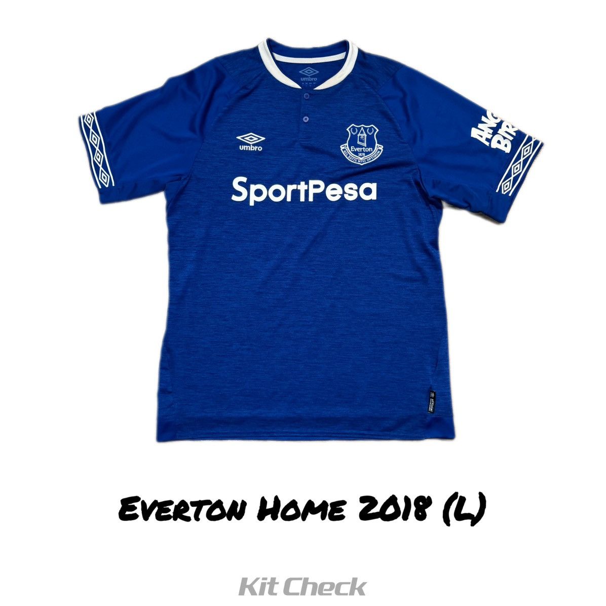 Umbro EVERTON 2018-2019 Home Jersey Size US L / EU 52-54 / 3 - 1 Thumbnail