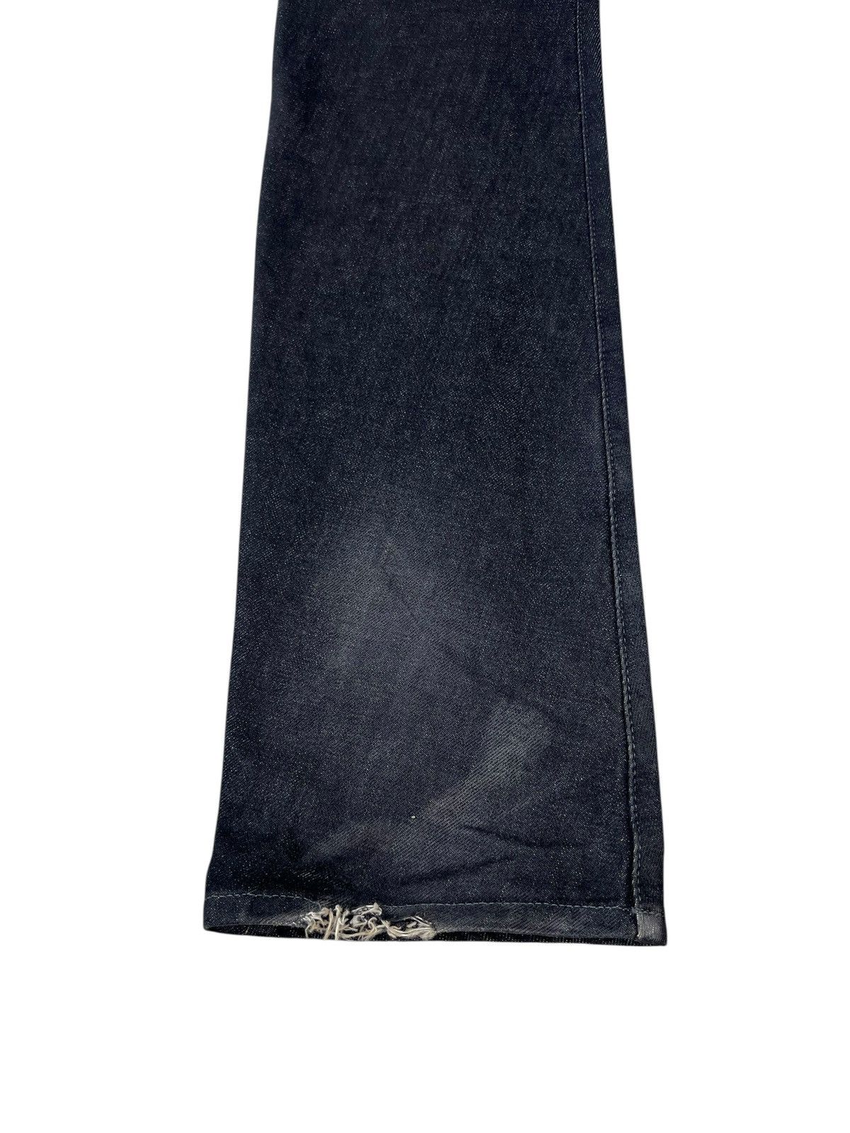 Kazuyuki Kumagai Attachment Black Attachment Japan Curve Long Leg Denim Jeans Size US 31 - 18 Thumbnail