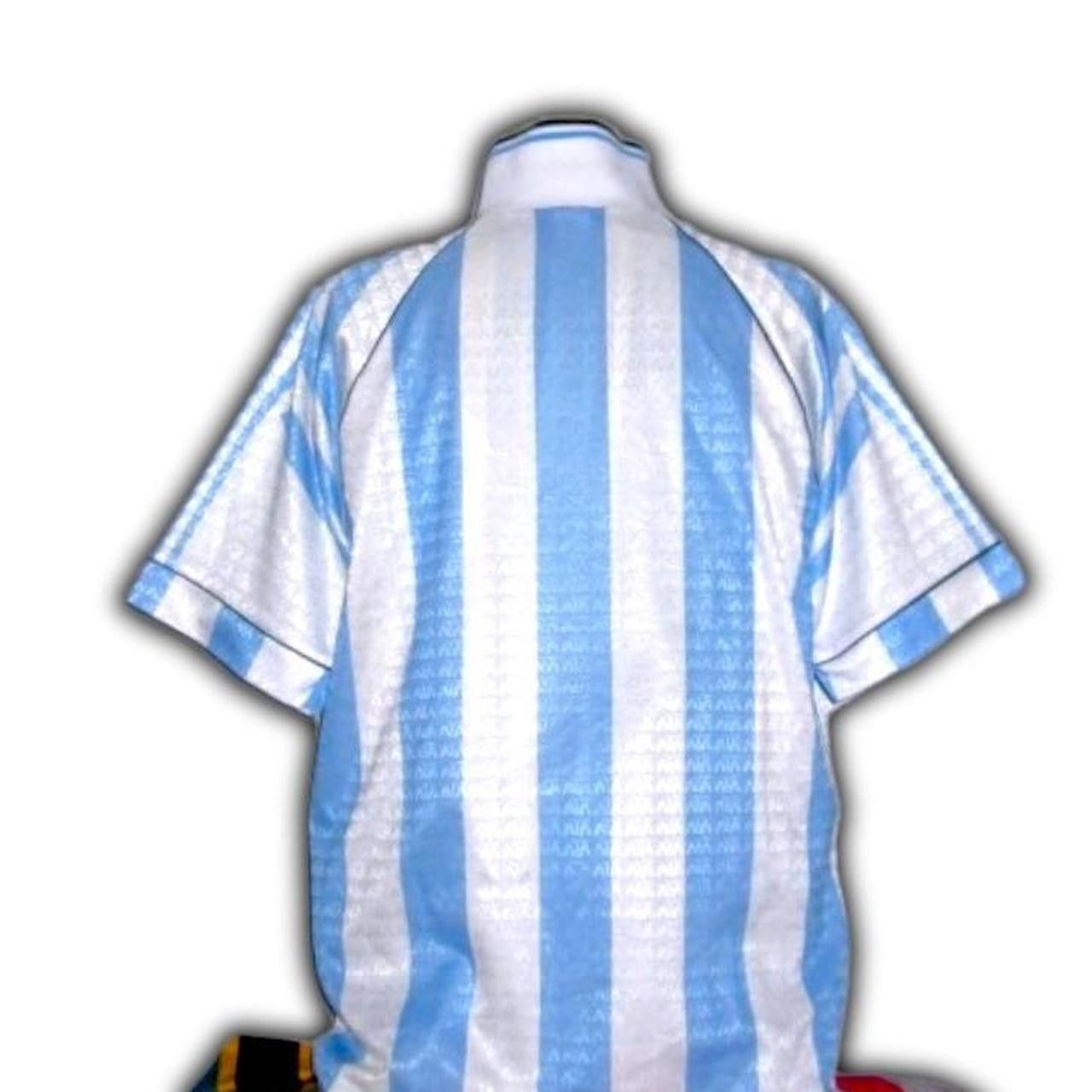 Adidas Argentina 1996 1997 1998 Home Shirt Maglia maillot Camiseta Size US L / EU 52-54 / 3 - 3 Thumbnail