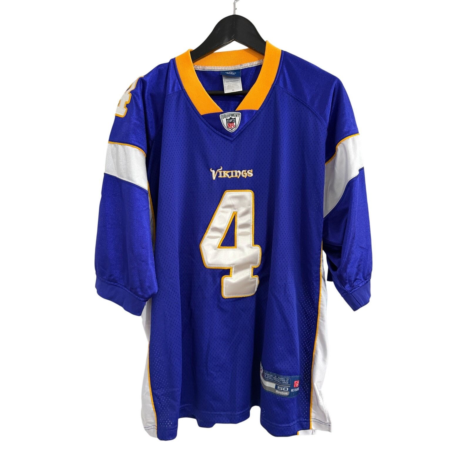 Reebok Brett Favre Minnesota Vikings Jersey Size 50 (XL) Size US XL / EU 56 / 4 - 1 Thumbnail