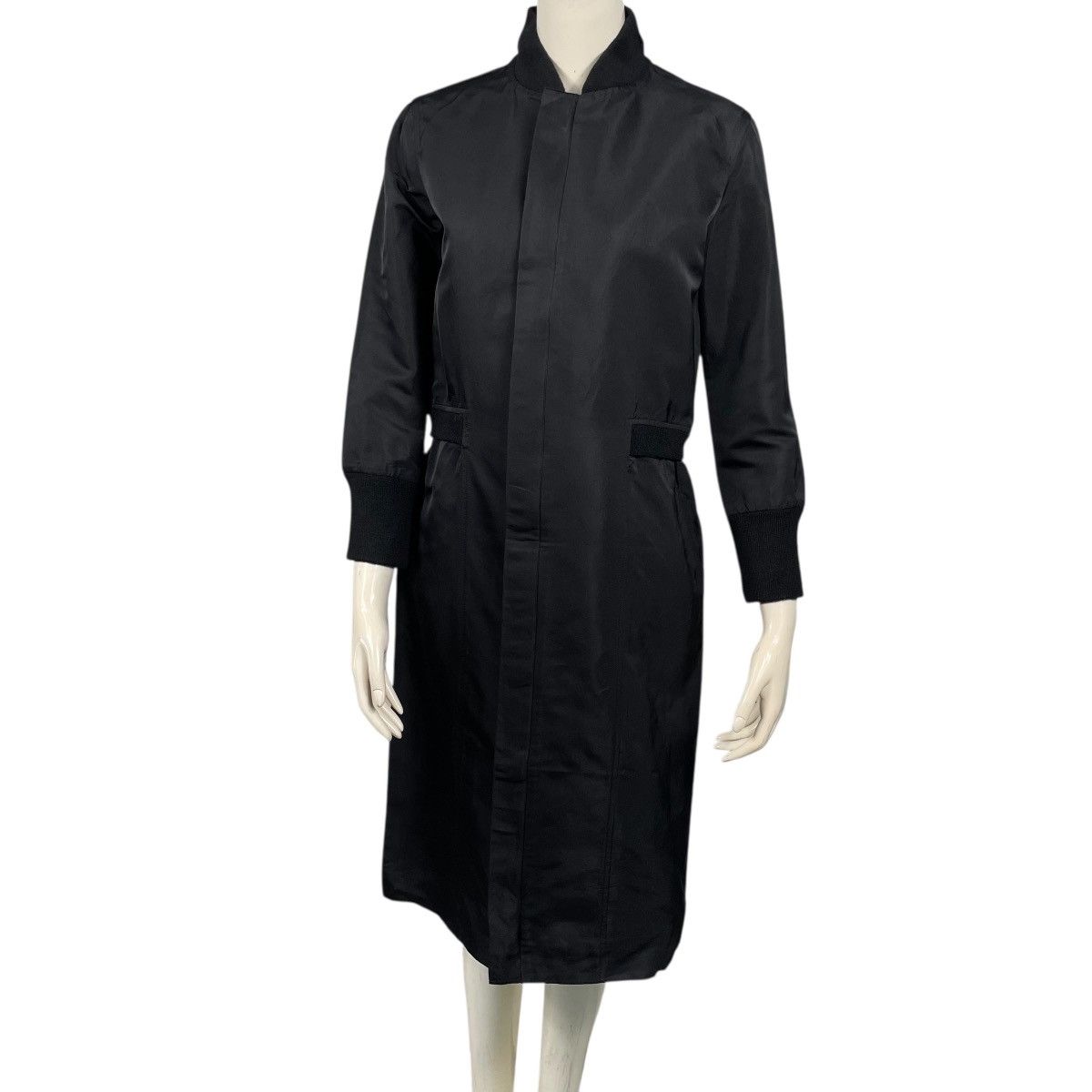 Yohji Yamamoto Y’s Yohji Yamamoto Zipper Soie Silk Long Coat Size M / US 6-8 / IT 42-44 - 1 Thumbnail