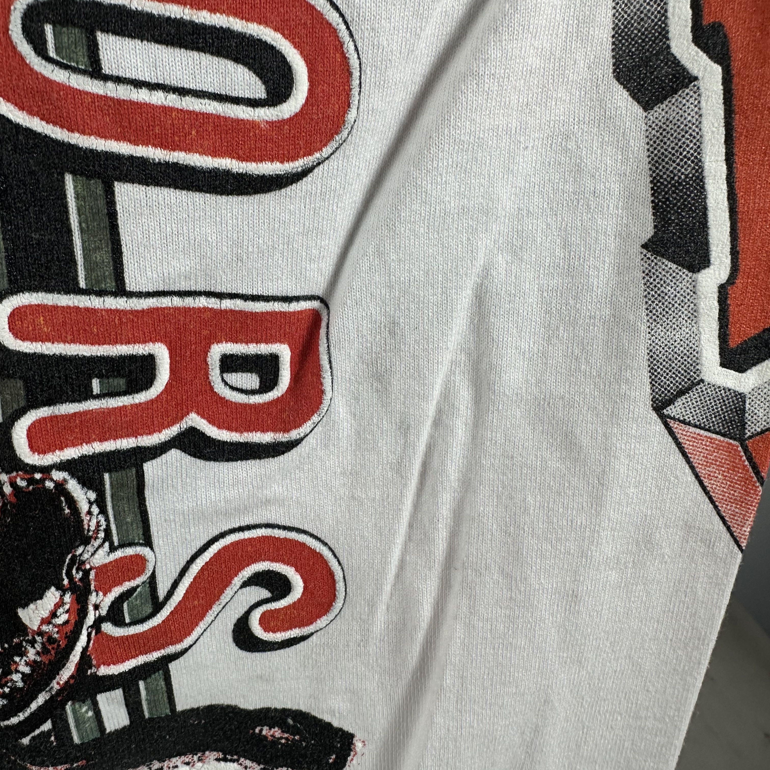 Vintage 1992 Ottawa Senators Bulletin Athletic NHL AOP T-shirt Size US XXL / EU 58 / 5 - 14 Thumbnail