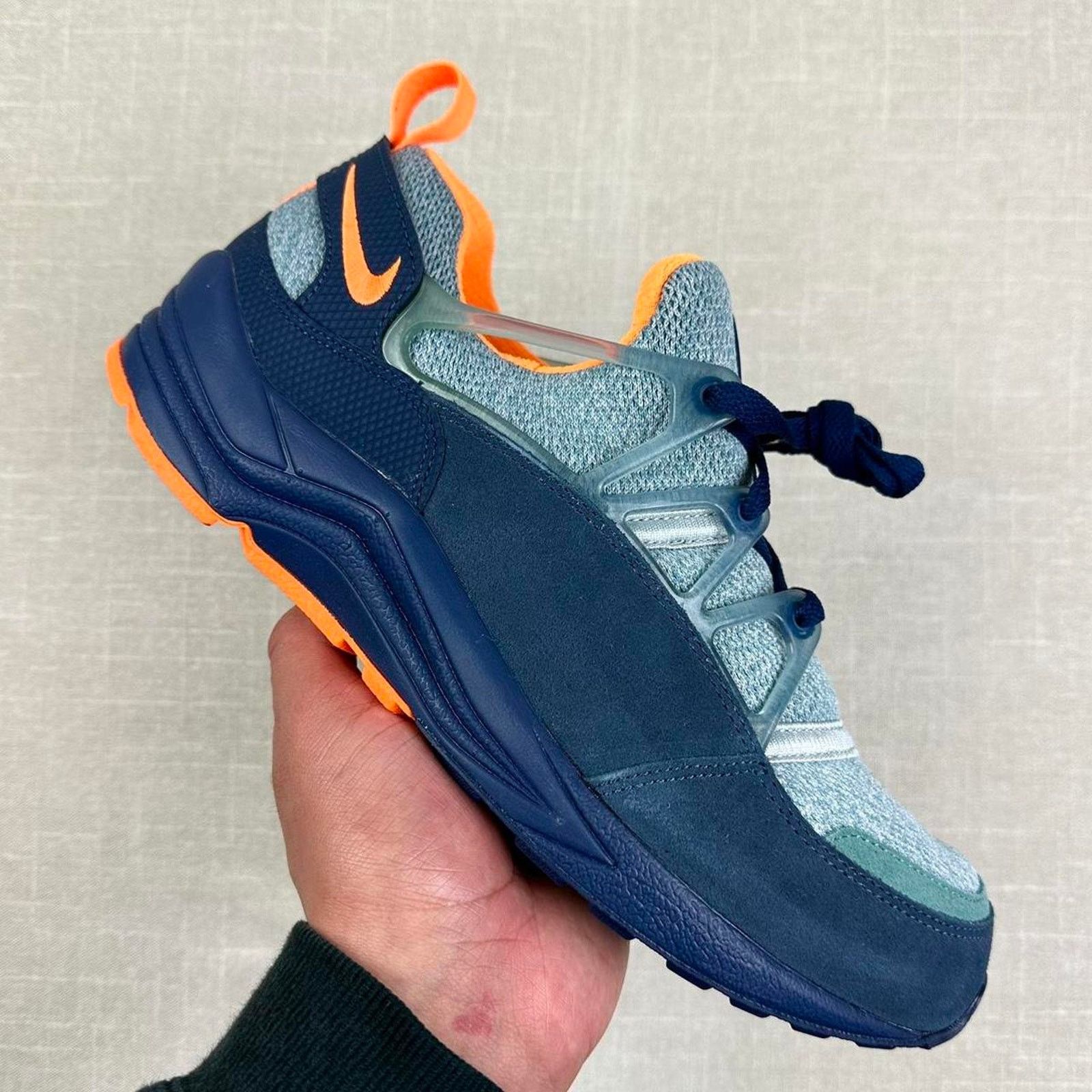 Nike 2015 Nike Air Huarache Light "Navy Citrus" Men 9.5 Size US 9.5 / EU 42-43 - 1 Thumbnail