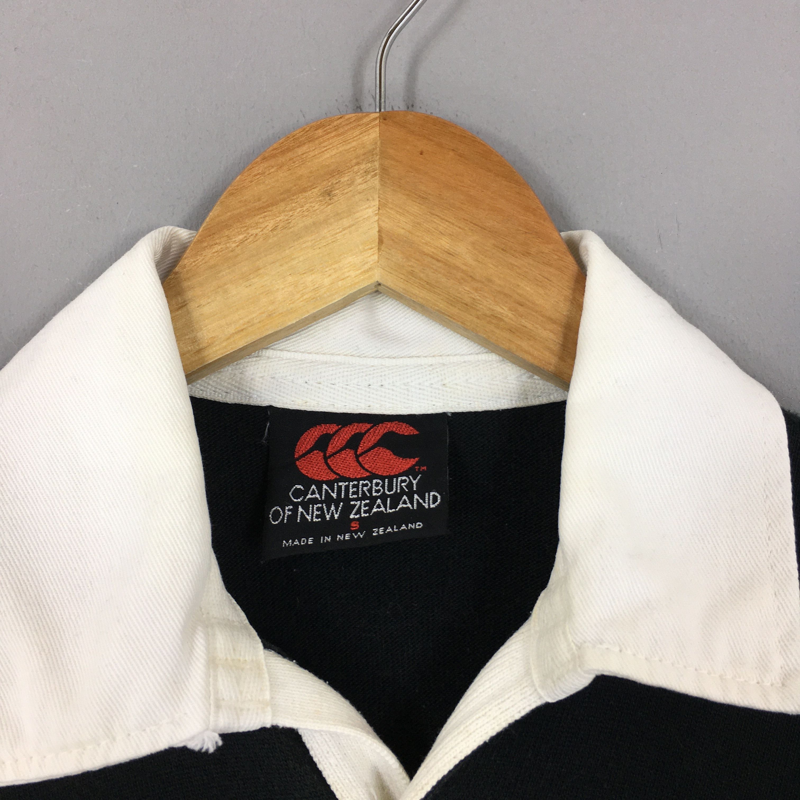 All Blacks Vintage Canterbury Of New Zealand All Blacks Rugby Shirt Size US S / EU 44-46 / 1 - 5 Thumbnail