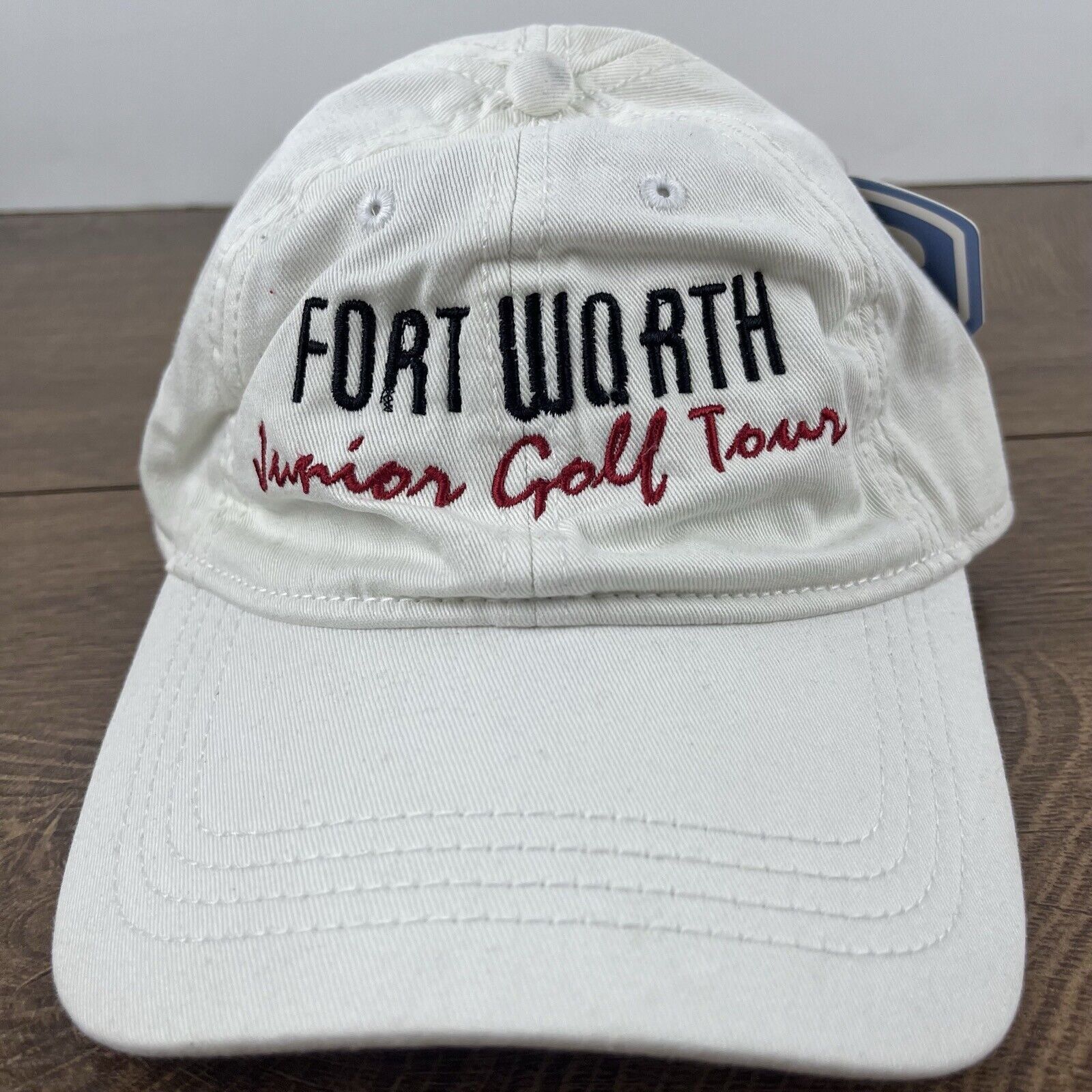 Other Fort Worth Hat Junior Golf Tour Hat White Cap Hat Adjustable Size ONE SIZE - 5 Thumbnail