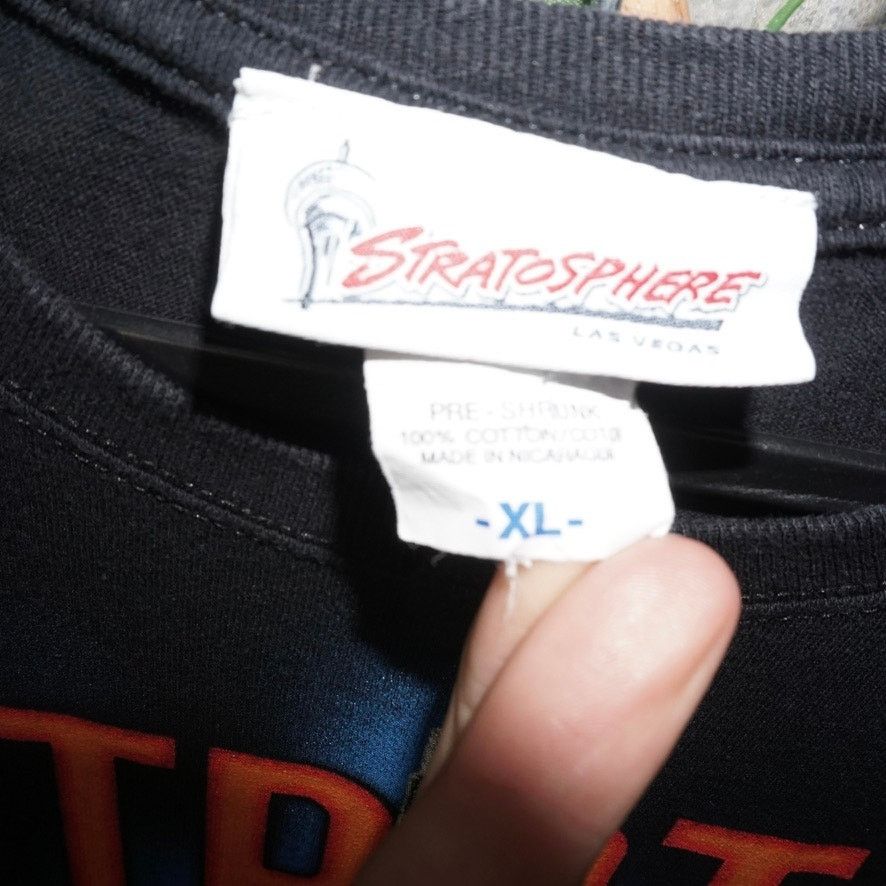 Vintage XL - Vintage Y2K the stratosphere tourist promo 00s t-shirt Size US XL / EU 56 / 4 - 3 Thumbnail