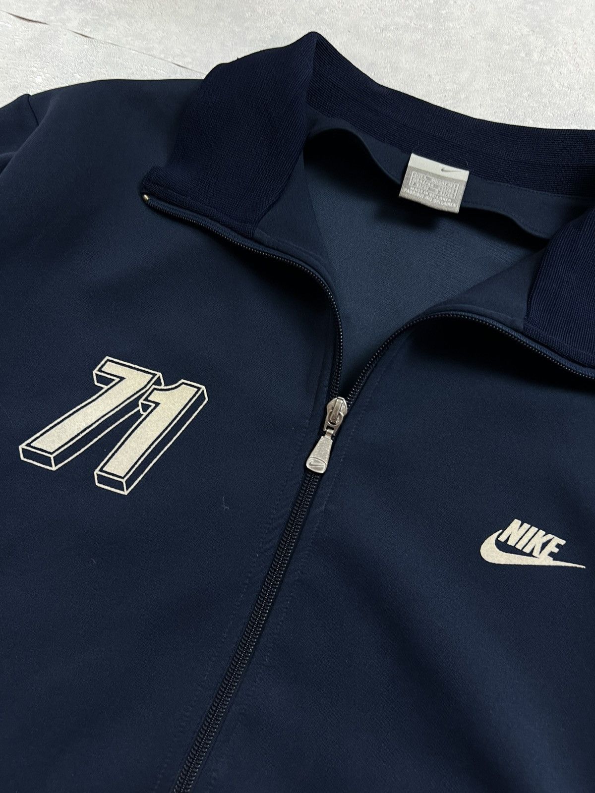 Nike 90s Nike Athletic Big Logo Vintage Y2K Retro Track Jacket Size US L / EU 52-54 / 3 - 5 Thumbnail