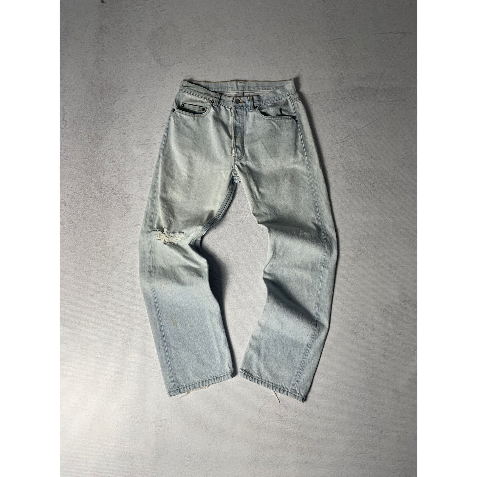 Levi's Vintage Levis 501 White Jeans - Women's 33Wx28L Size 33" - 1 Thumbnail