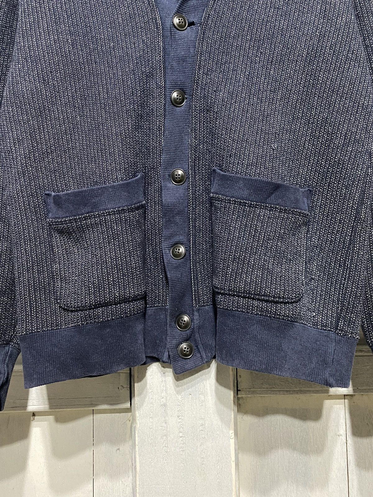 EIGHT-G × Japanese Brand × Vintage Eight G Knit Cardigan Size US L / EU 52-54 / 3 - 4 Thumbnail