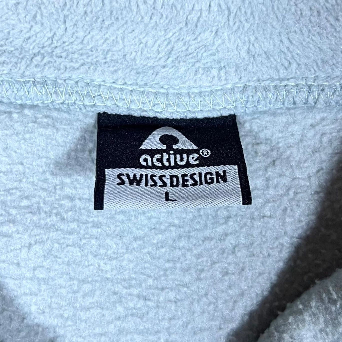 Vintage Vintage ACTIVE SWISS DESIGN Snowflake Panel 1/2 Zip Fleece Sweatshirt Large XL Blue Mens Sweatshirt 1/2 Zip Snowflake Panel Size US L / EU 52-54 / 3 - 4 Thumbnail