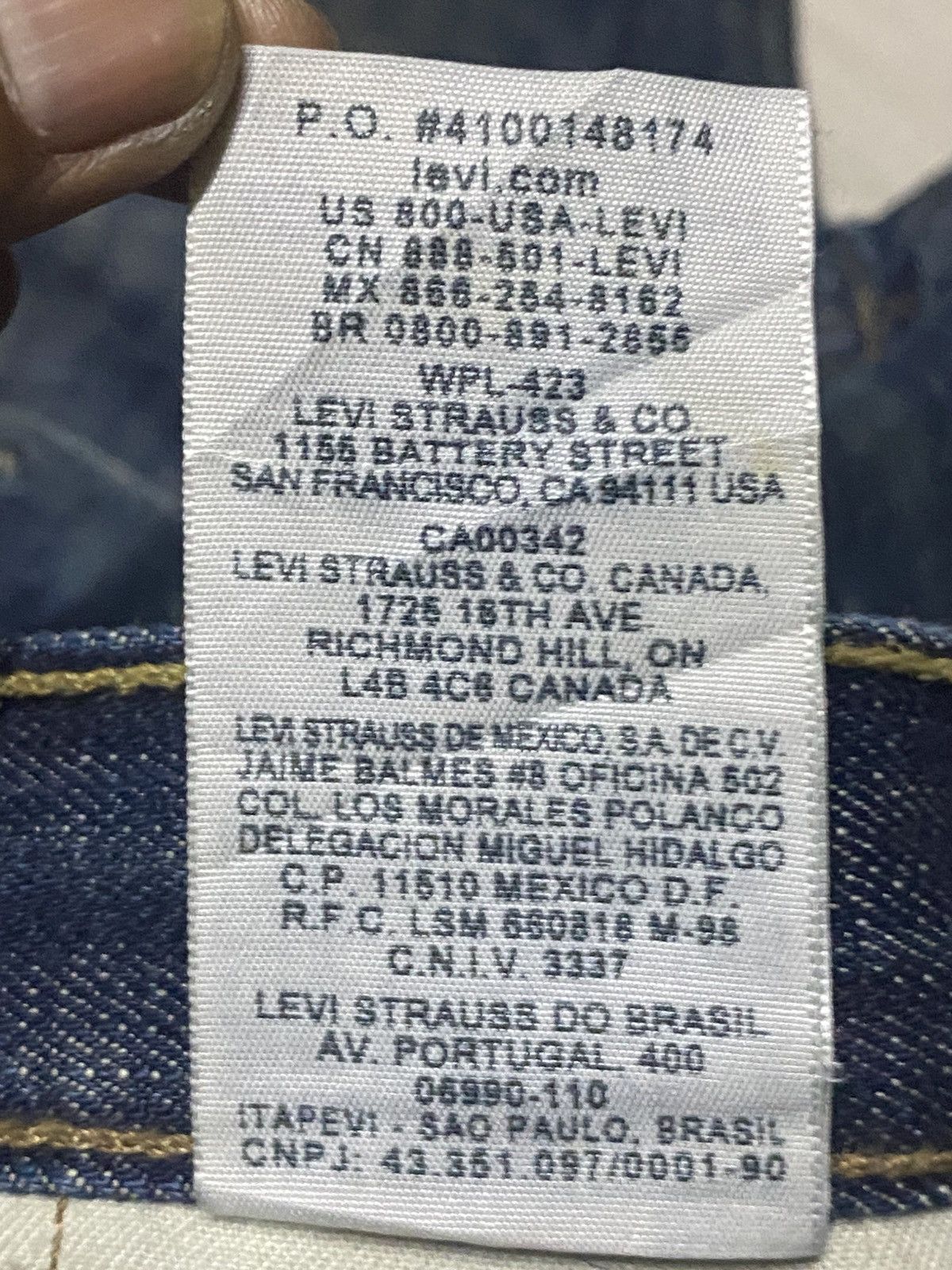Levi's Vintage Levis 501 Y2K Mud Wash Distressed Loose Jeans Size US 30 / EU 46 - 23 Thumbnail