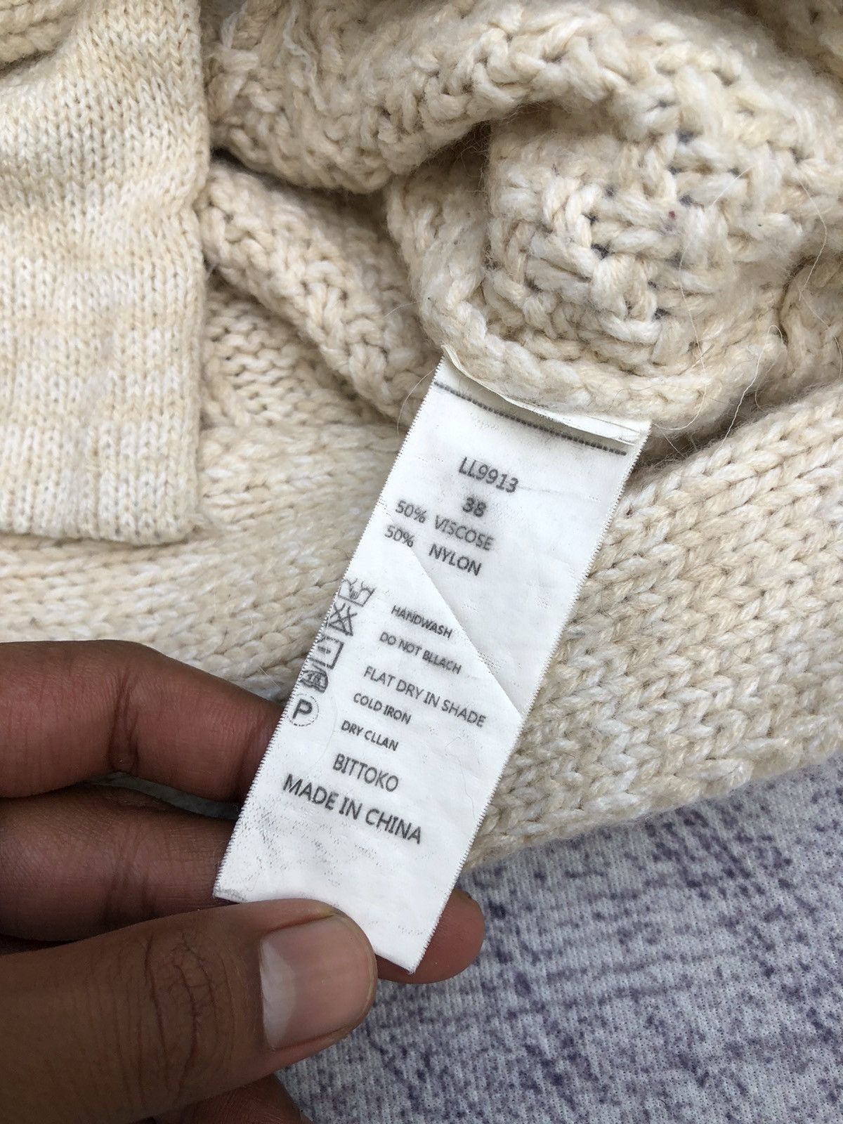 Homespun Knitwear × Vintage 🔴Cardigan Plain Design Luxury Pattern With Pocket Size US M / EU 48-50 / 2 - 9 Thumbnail