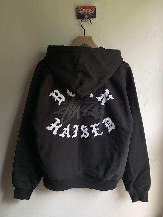 Hoodie Stüssy Born X Raised - Noir, Taille L, Neuf Avec étiquettes, Pour Homme