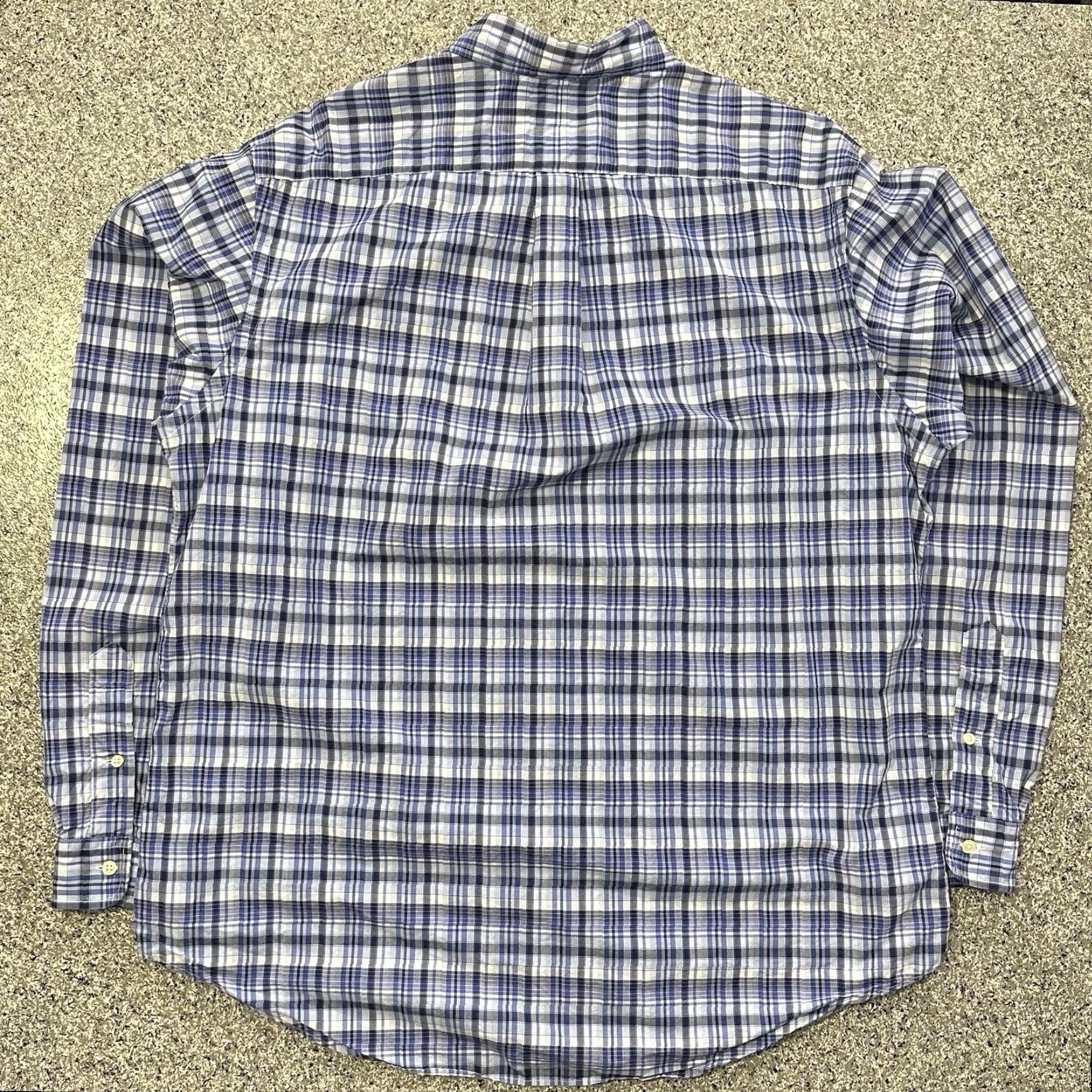 Ralph Lauren Ralph Lauren Shirt Mens XL Long Sleeve Button-Down Plaid Blue White Size US XL / EU 56 / 4 - 8 Thumbnail