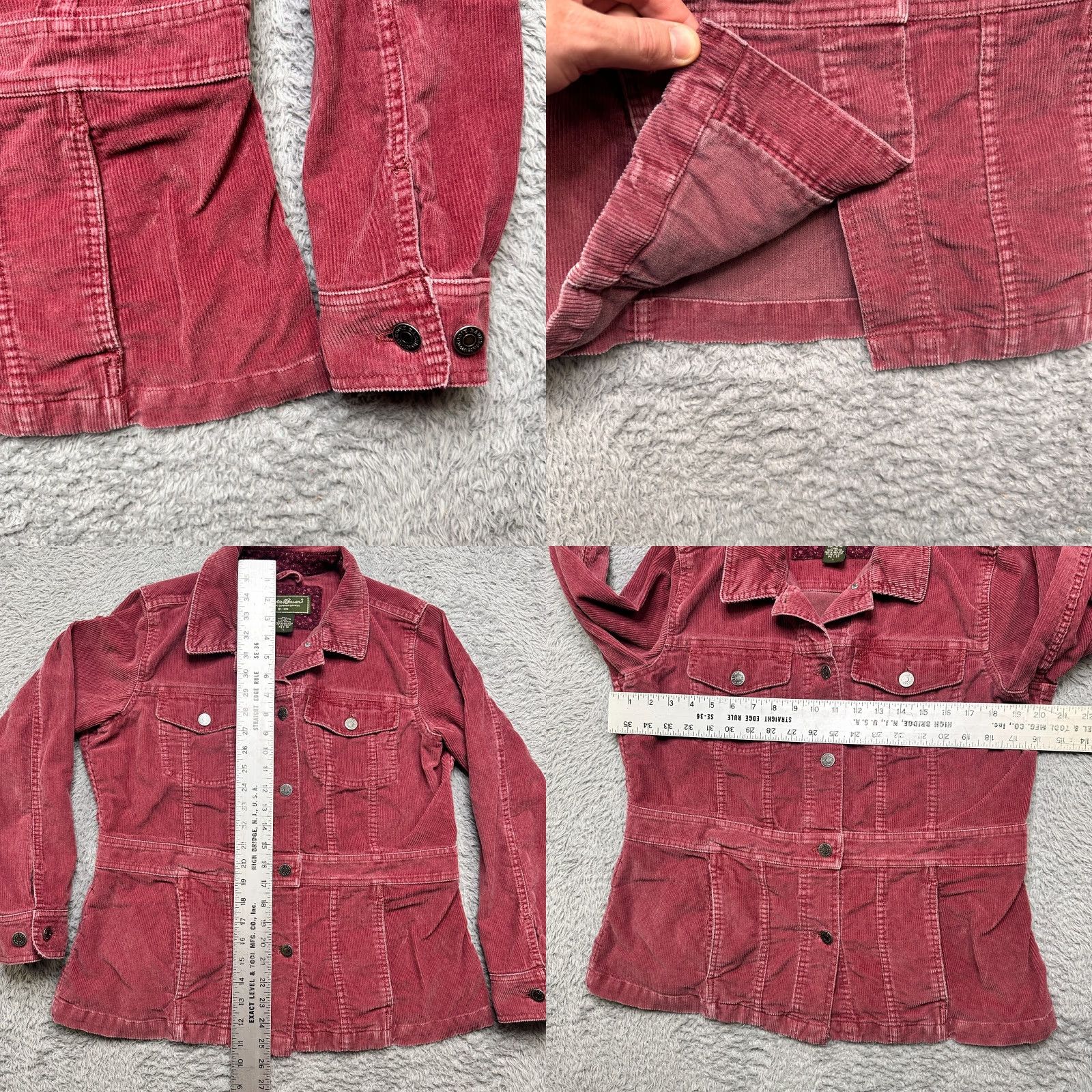 Eddie Bauer VINTAGE Eddie Bauer Jacket Womens L Red Corduroy Pockets Button Coat Set? Size L / US 10 / IT 46 - 8 Thumbnail