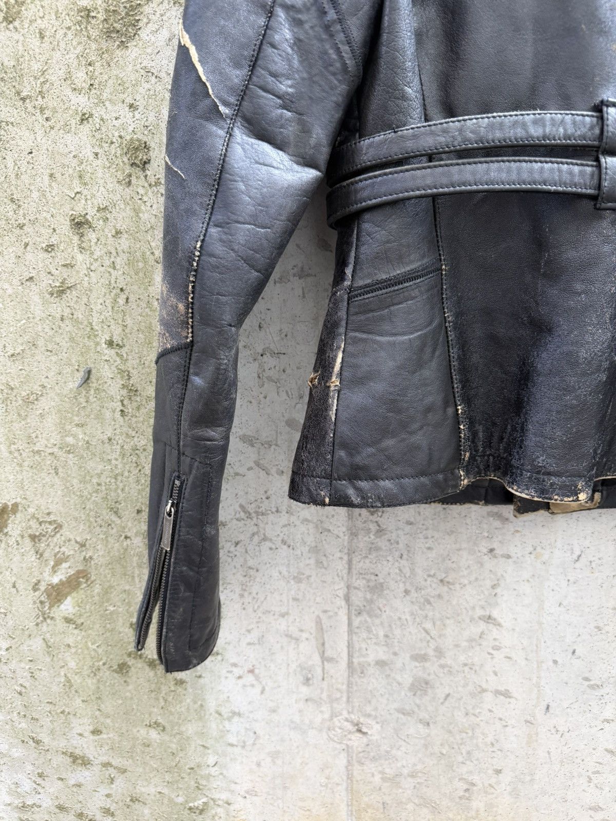 Dirk Bikkembergs FW02 Dirk Bikkembergs Runway Bondage Leather Jacket Size US XS / EU 42 / 0 - 14 Thumbnail