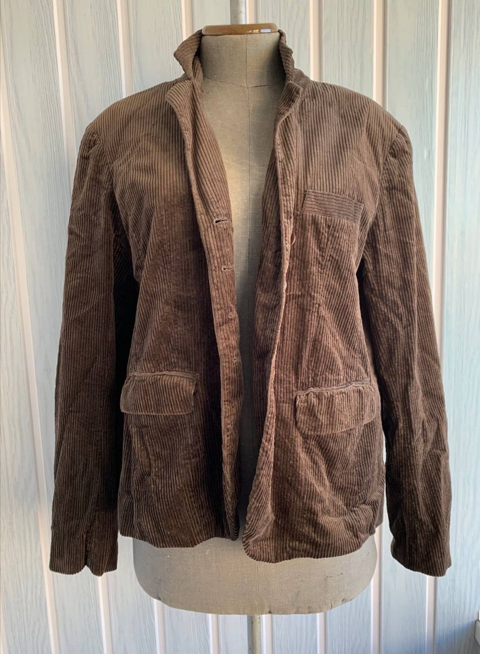 Other Toast Women`s Brown Cotton & Acetate Button Corduroy Jacket Size M / US 6-8 / IT 42-44 - 4 Thumbnail