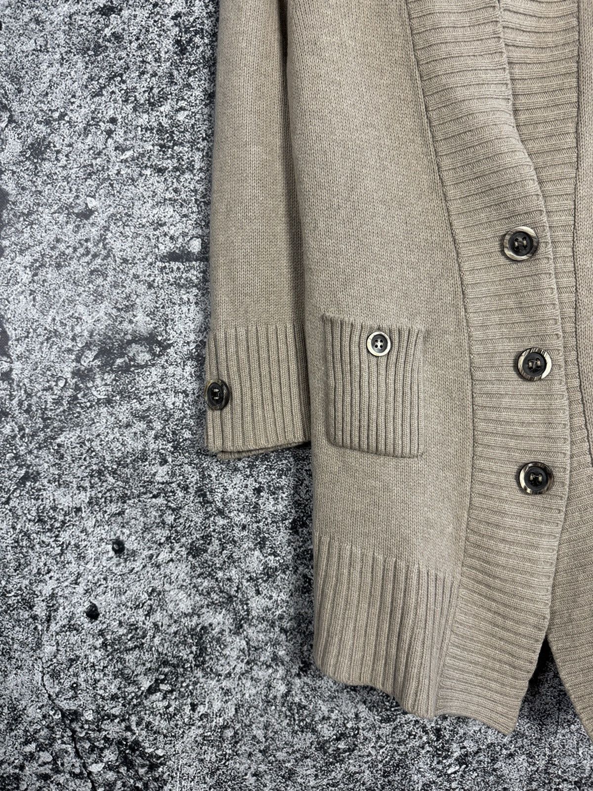 Brunello Cucinelli Rivamonti Wool Blend Button Cardigan Coat Brunello Cucinelli Size 3XL / US 20-22 - 4 Thumbnail