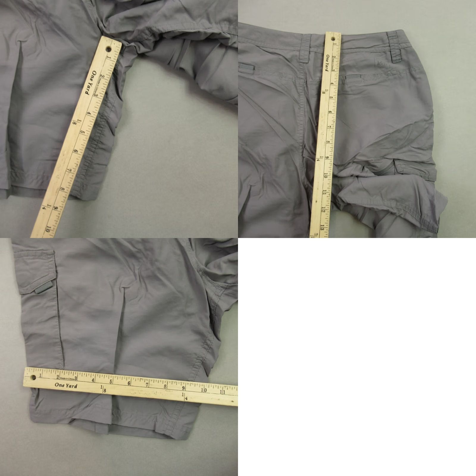Vintage REI Shorts Womens 6 Lightweight Hiking Cargo Gray Casual Outdoors Size 28" / US 6 / IT 42 - 8 Thumbnail