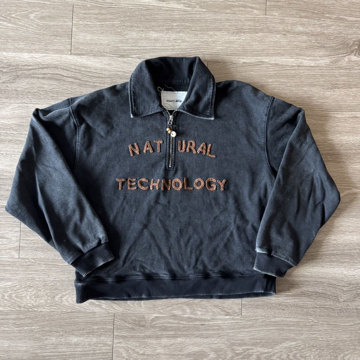 Story MFG Natural Technology Geo Pullover - Faded Black