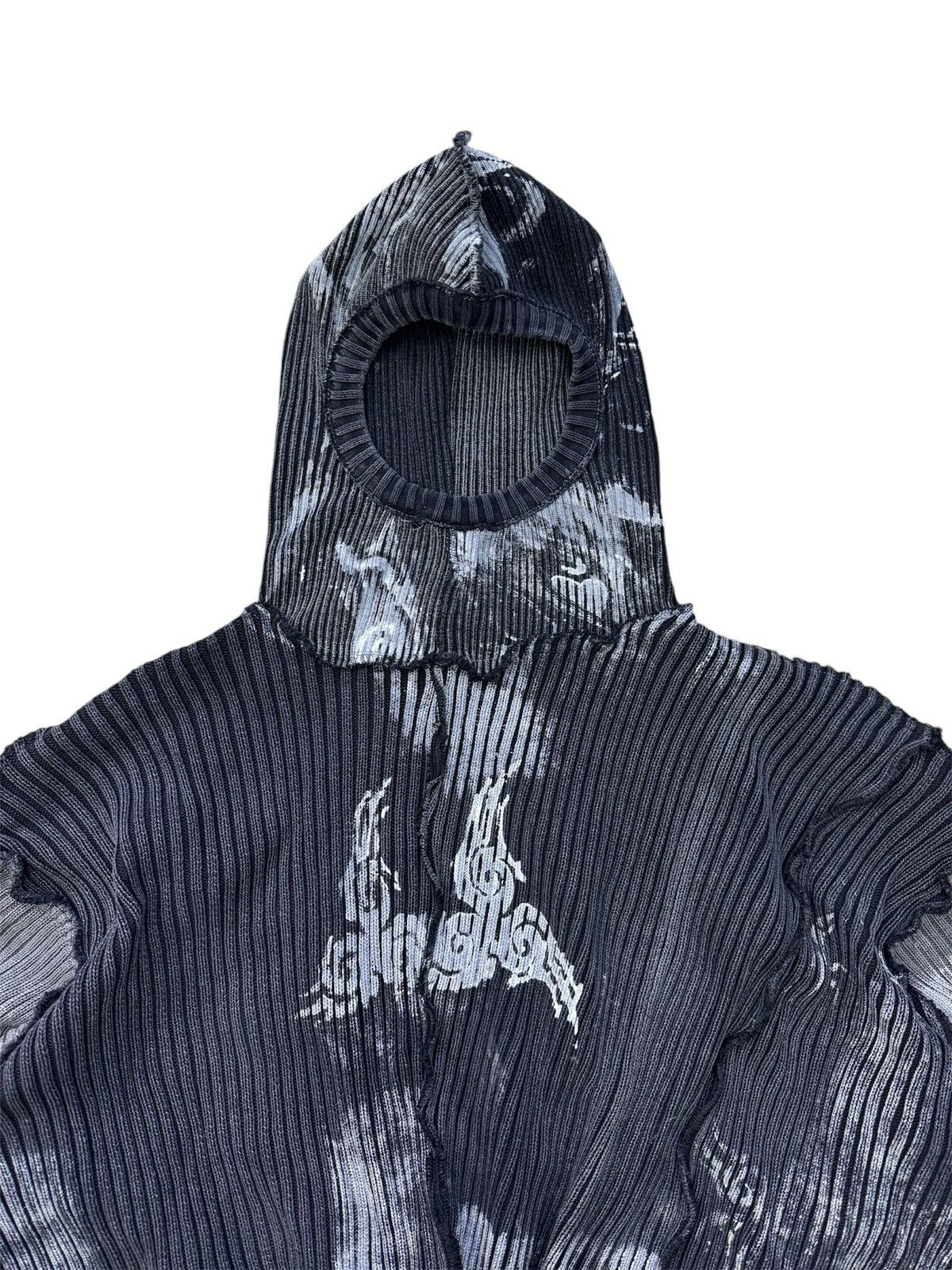 Hysteric Glamour × Japanese Brand ARCHIVE PRINTED HOODIE L.G.B. Style SWEATER RIPPED Size US L / EU 52-54 / 3 - 5 Thumbnail